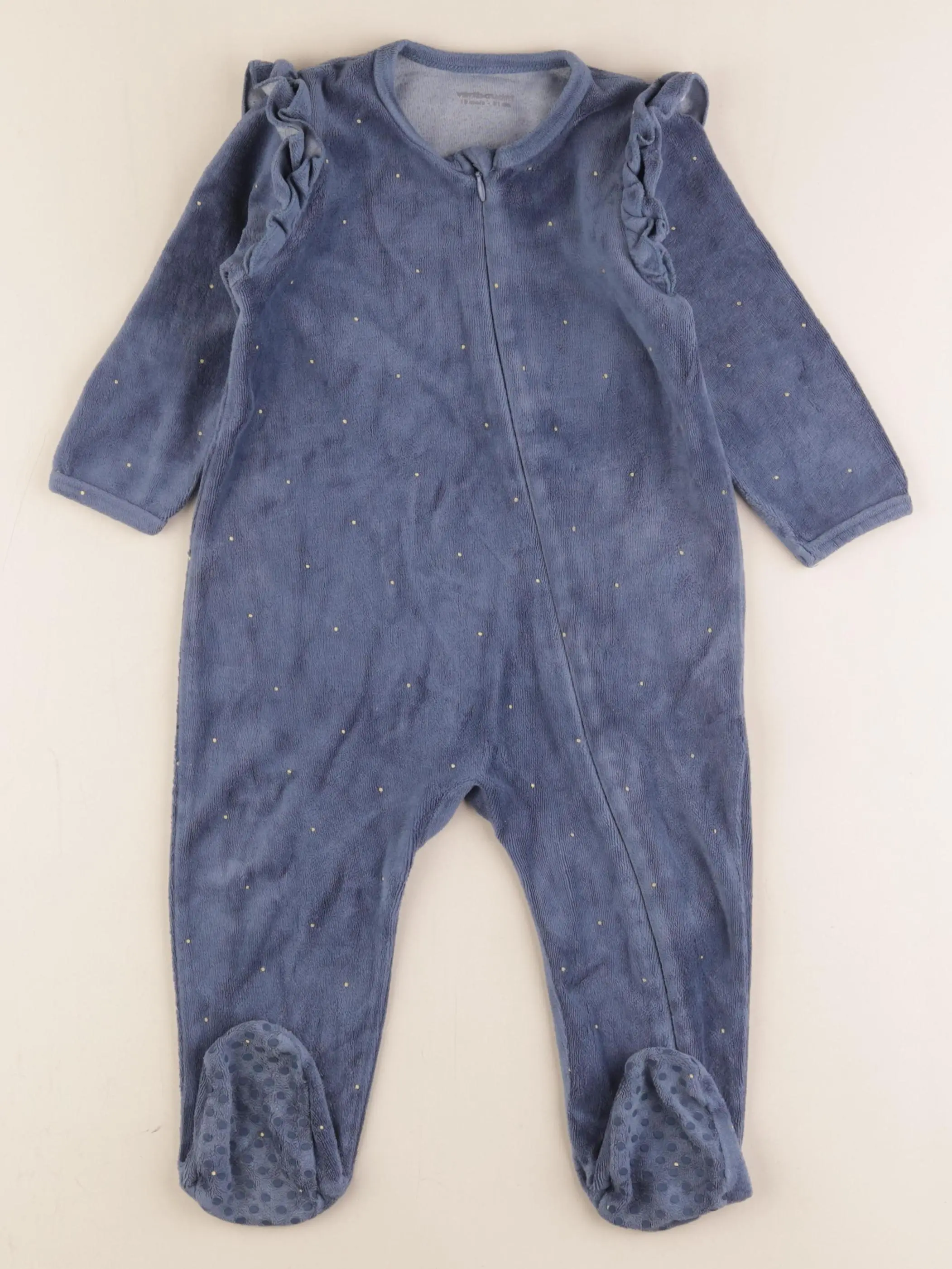 Pyjama velours bleu