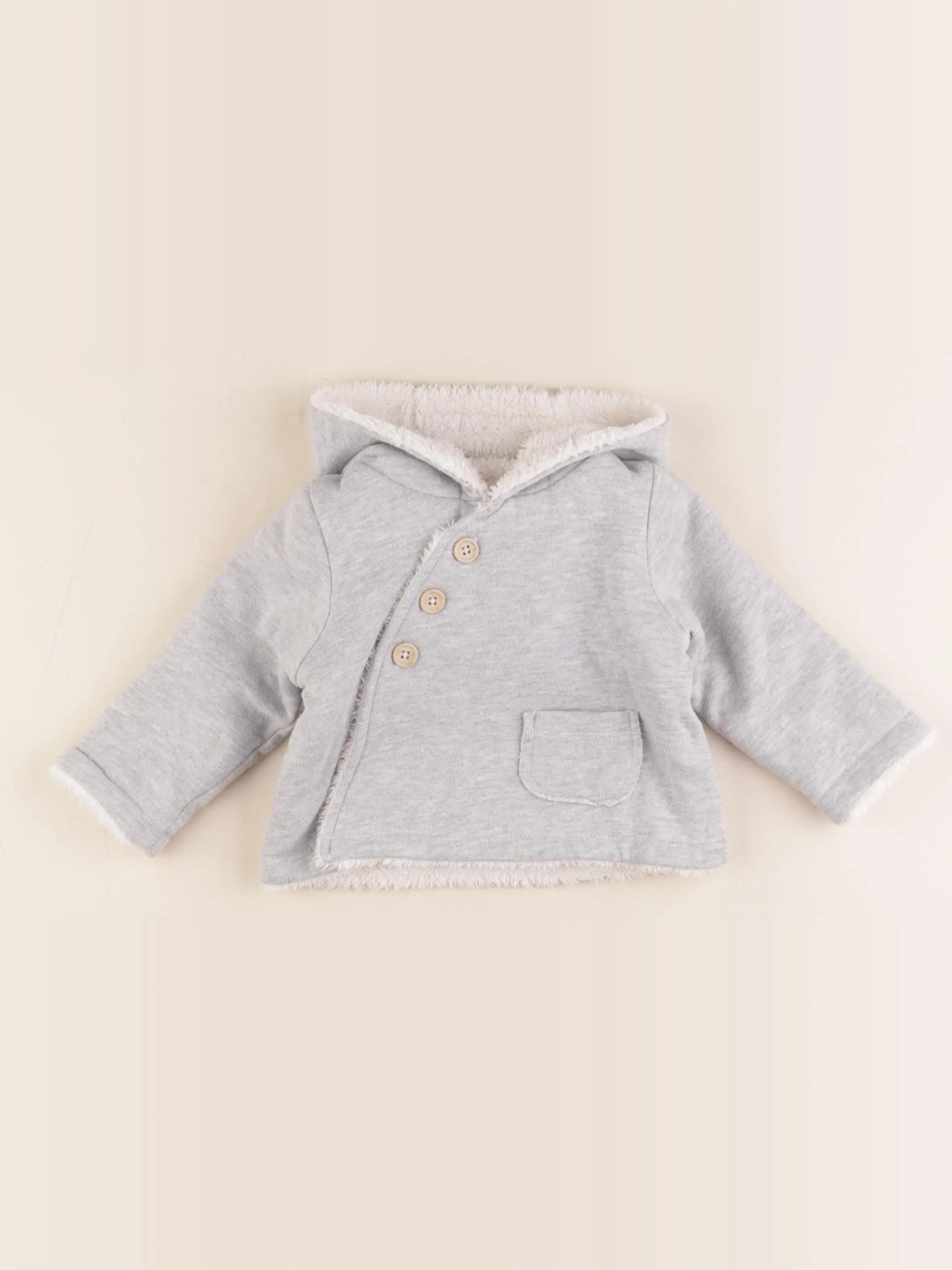Veste doublé gris