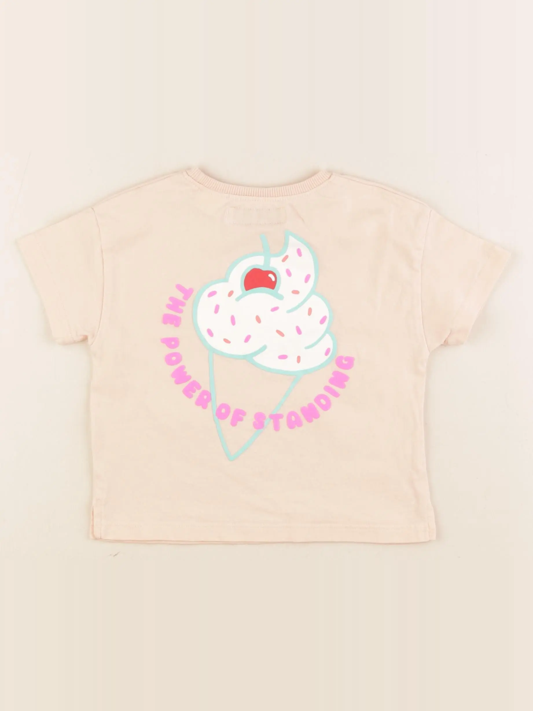 Tee-shirt imprimé au dos rose - Image 2