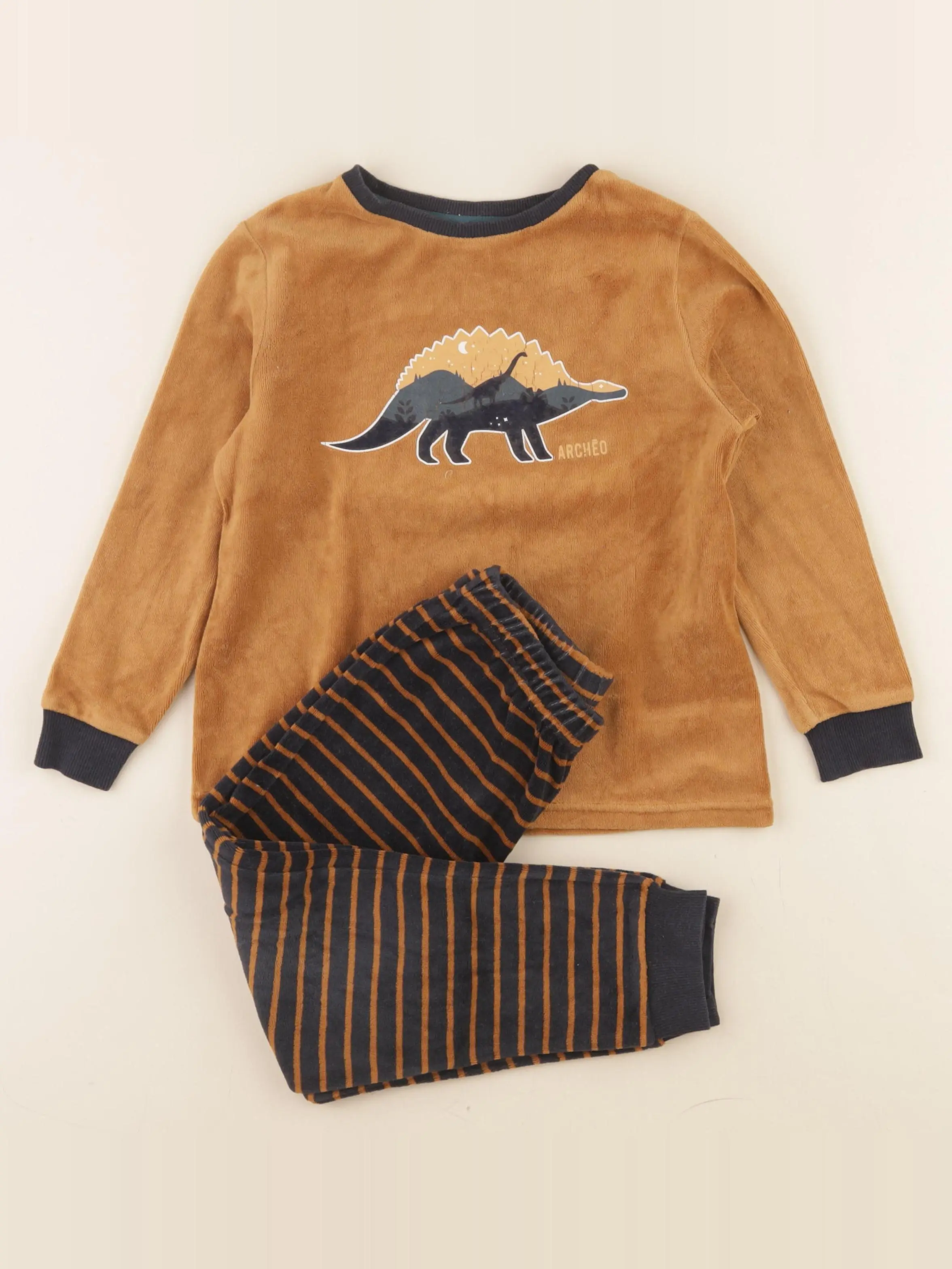 Pyjama velours marron