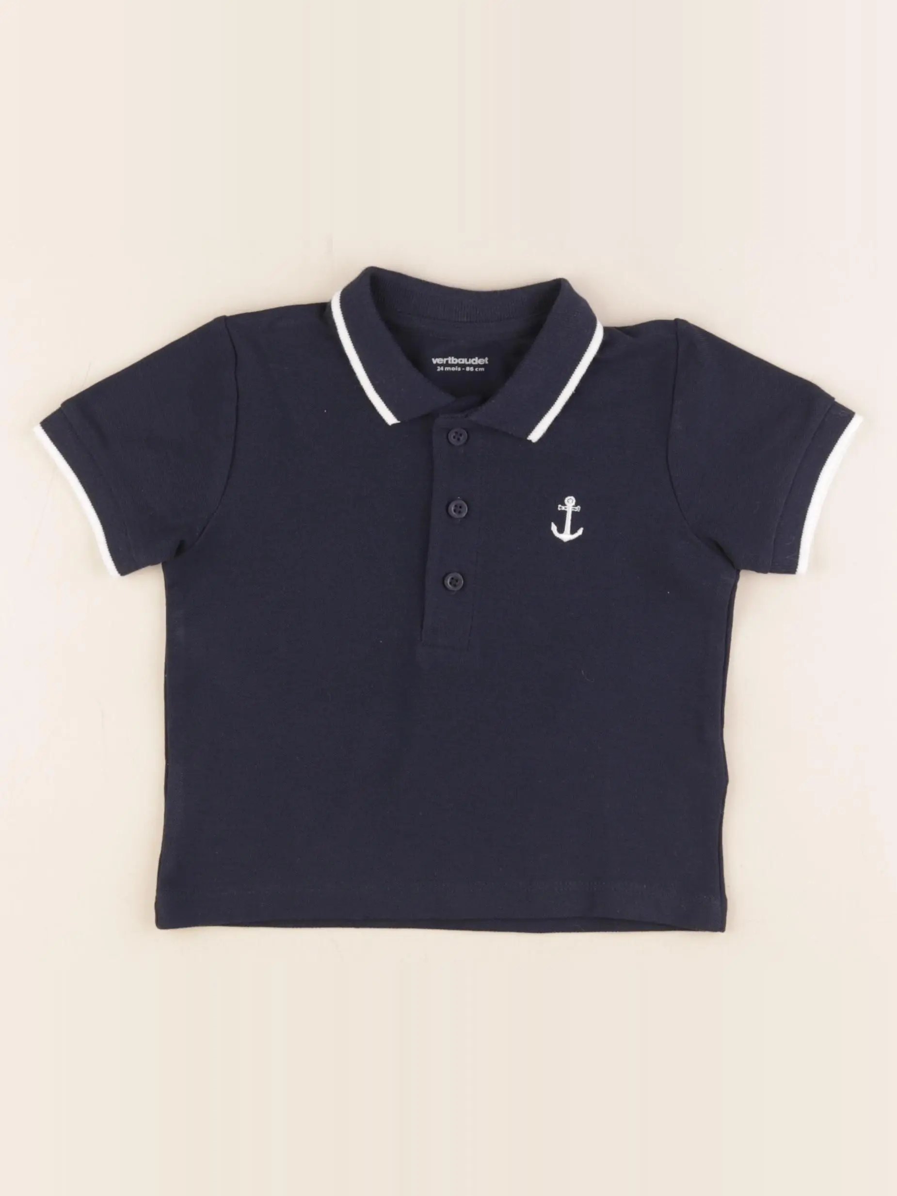 Polo bleu
