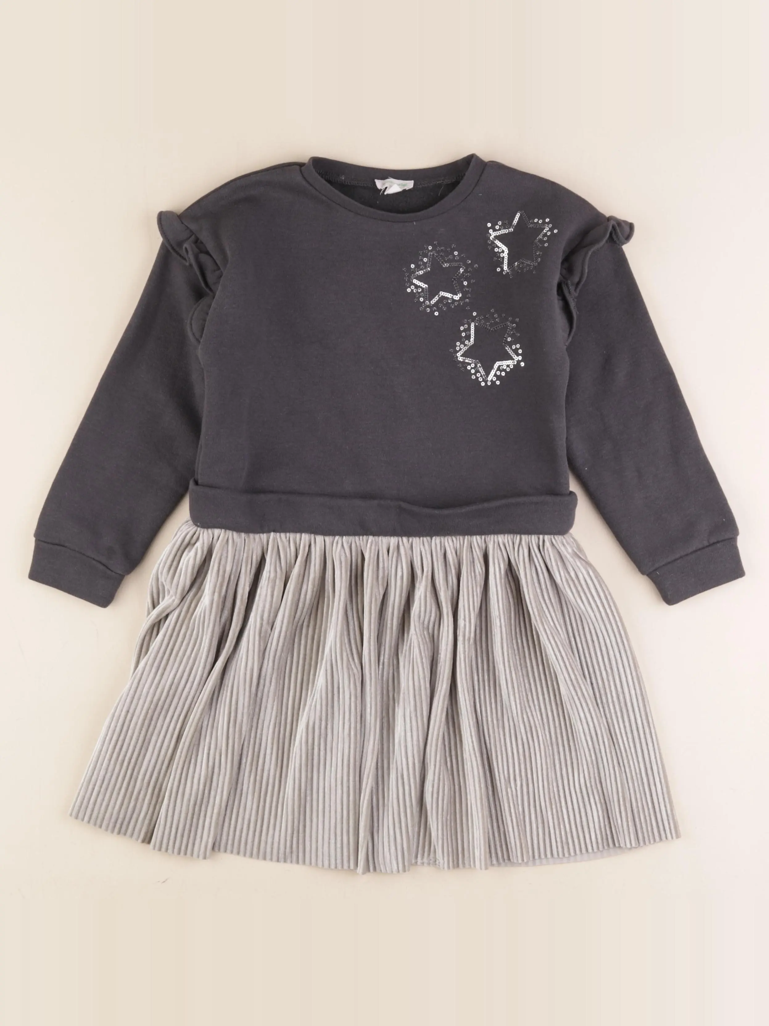 Robe gris, argent