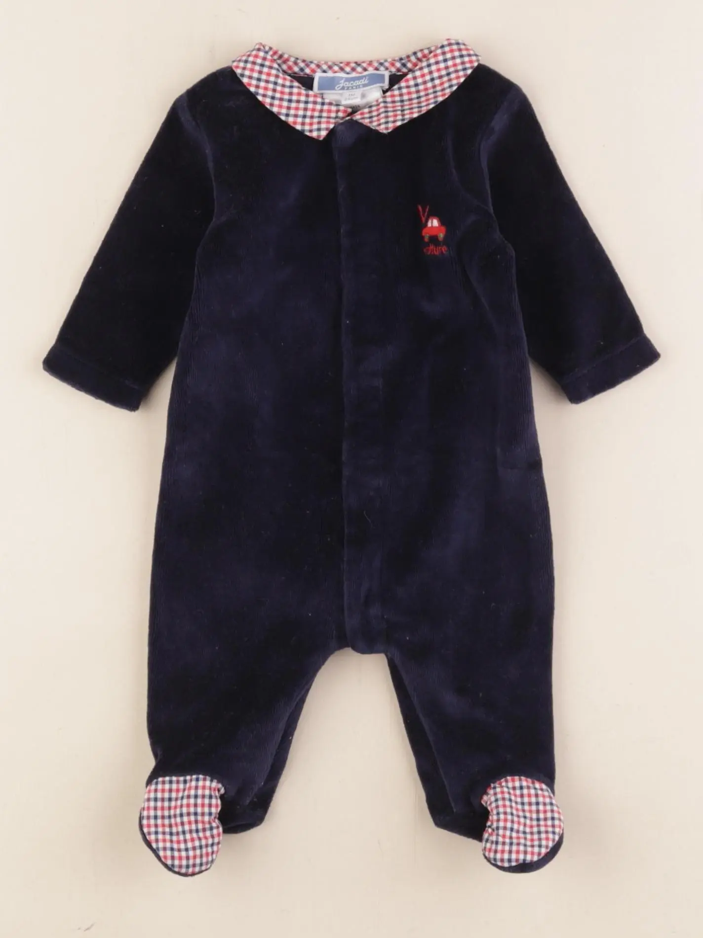 Pyjama velours bleu