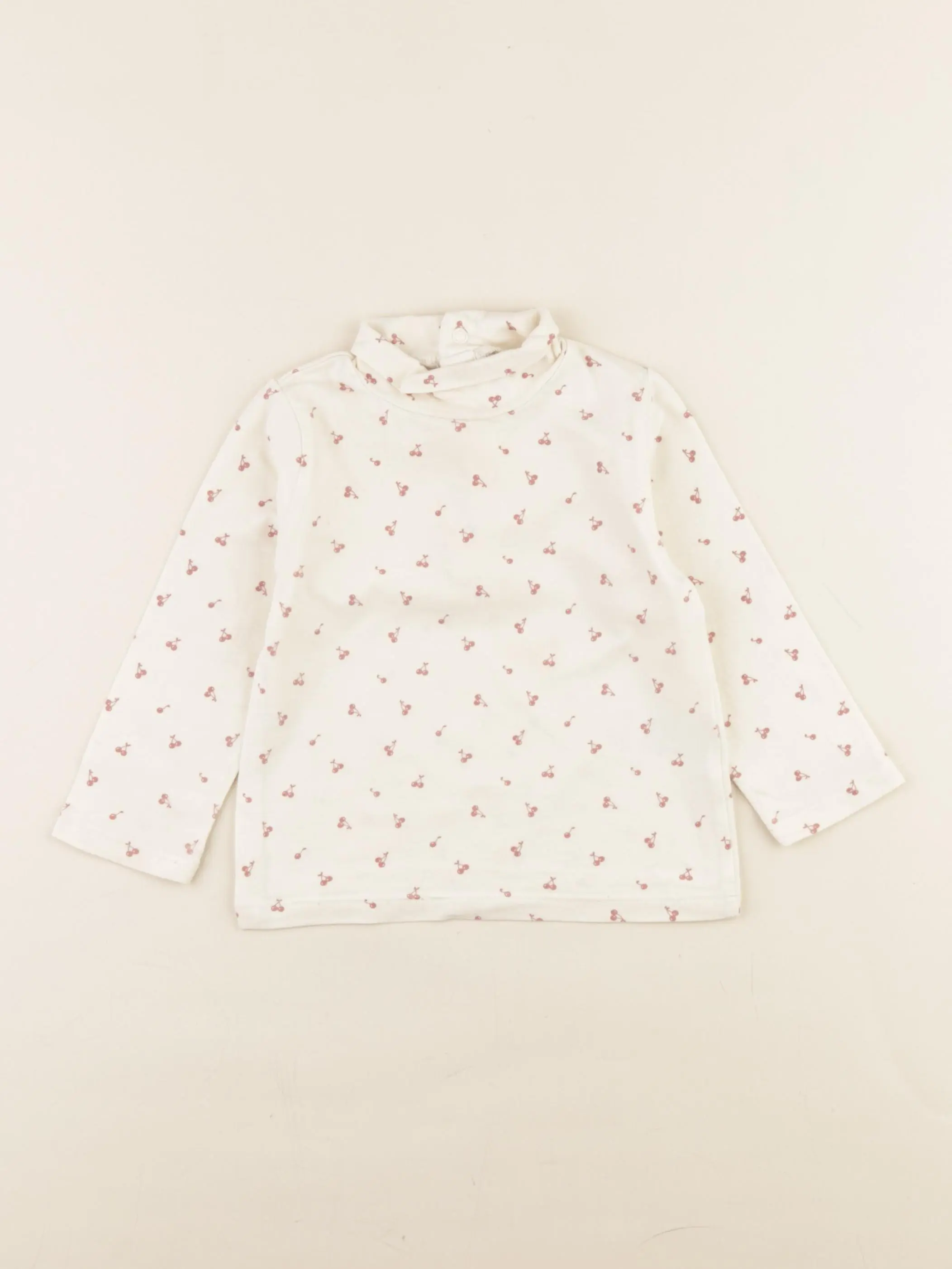 Sous-pull blanc, rose