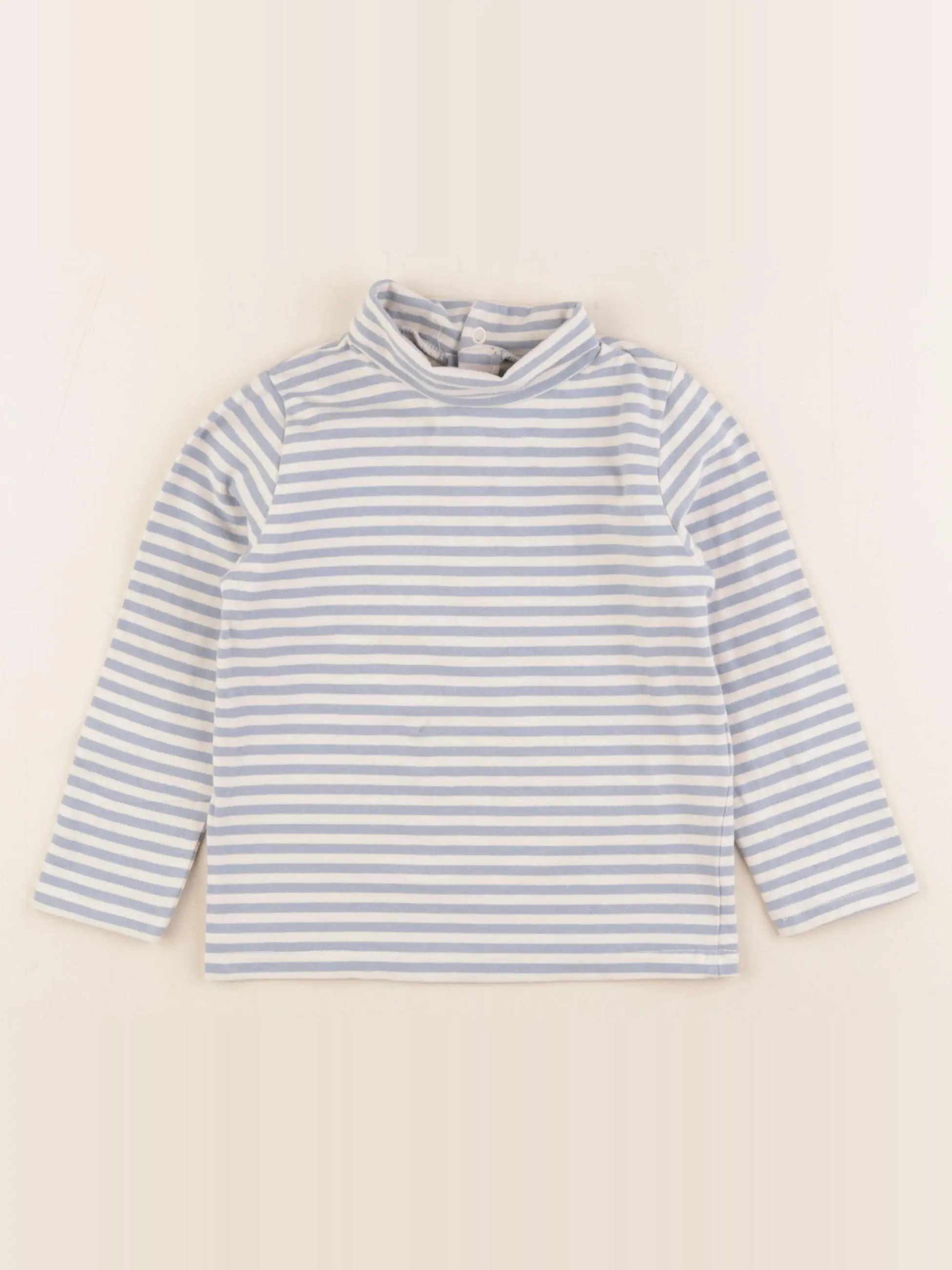 Sous-pull beige, bleu