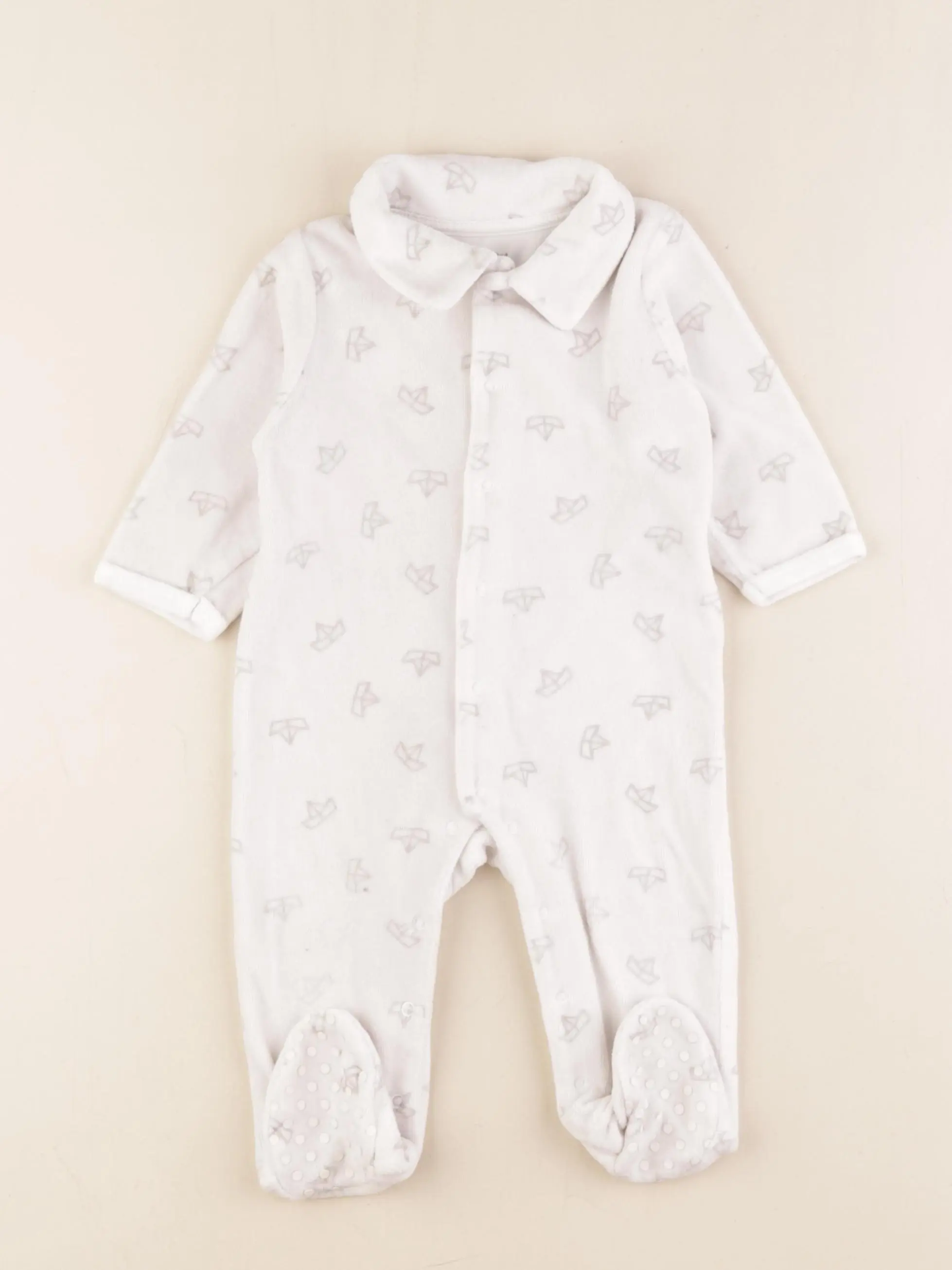 Pyjama velours blanc