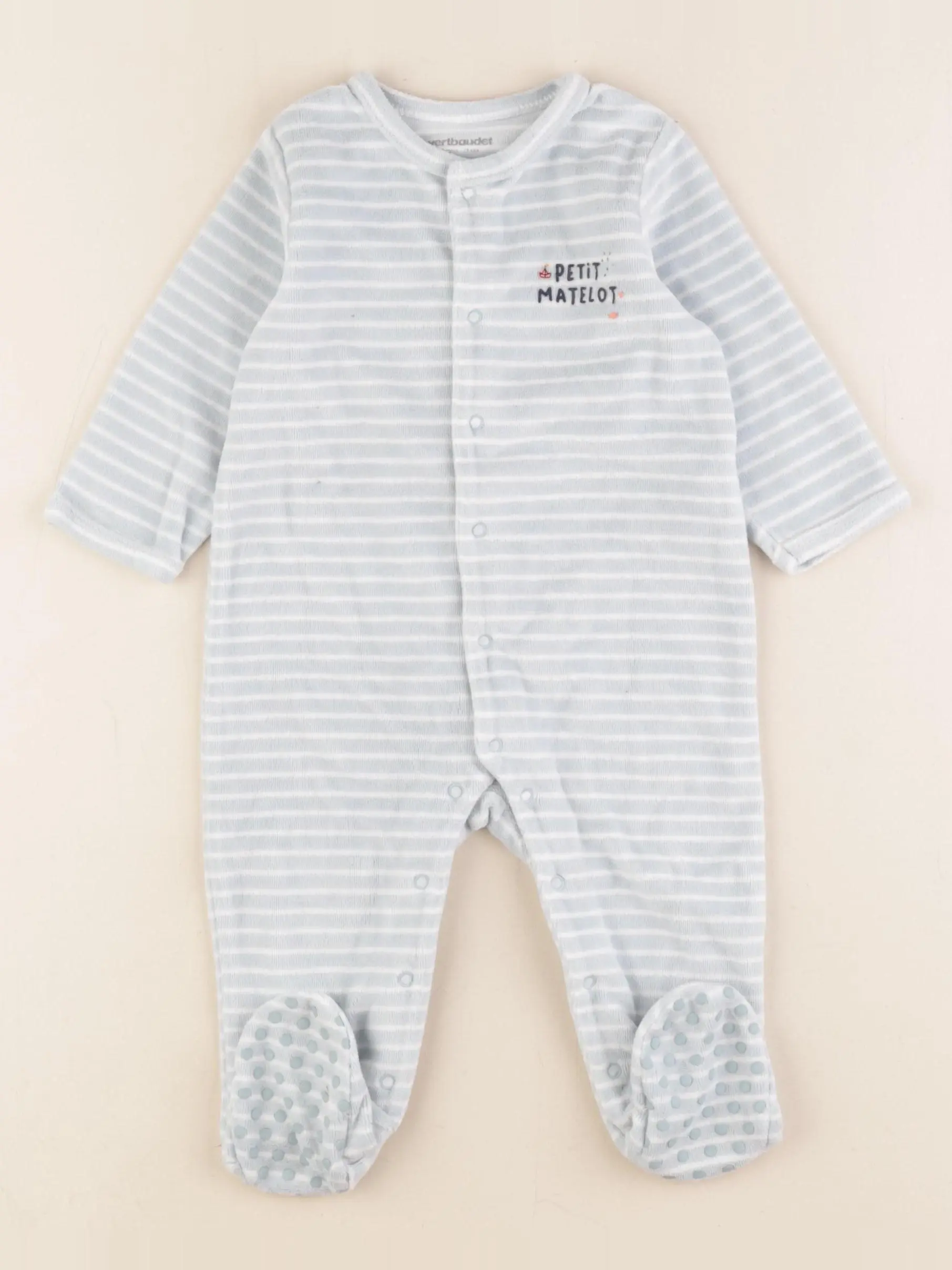 Pyjama velours bleu