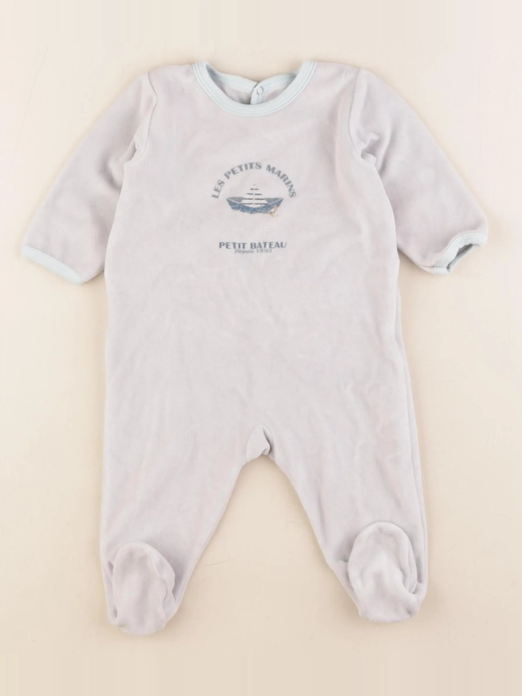 Pyjama velours gris