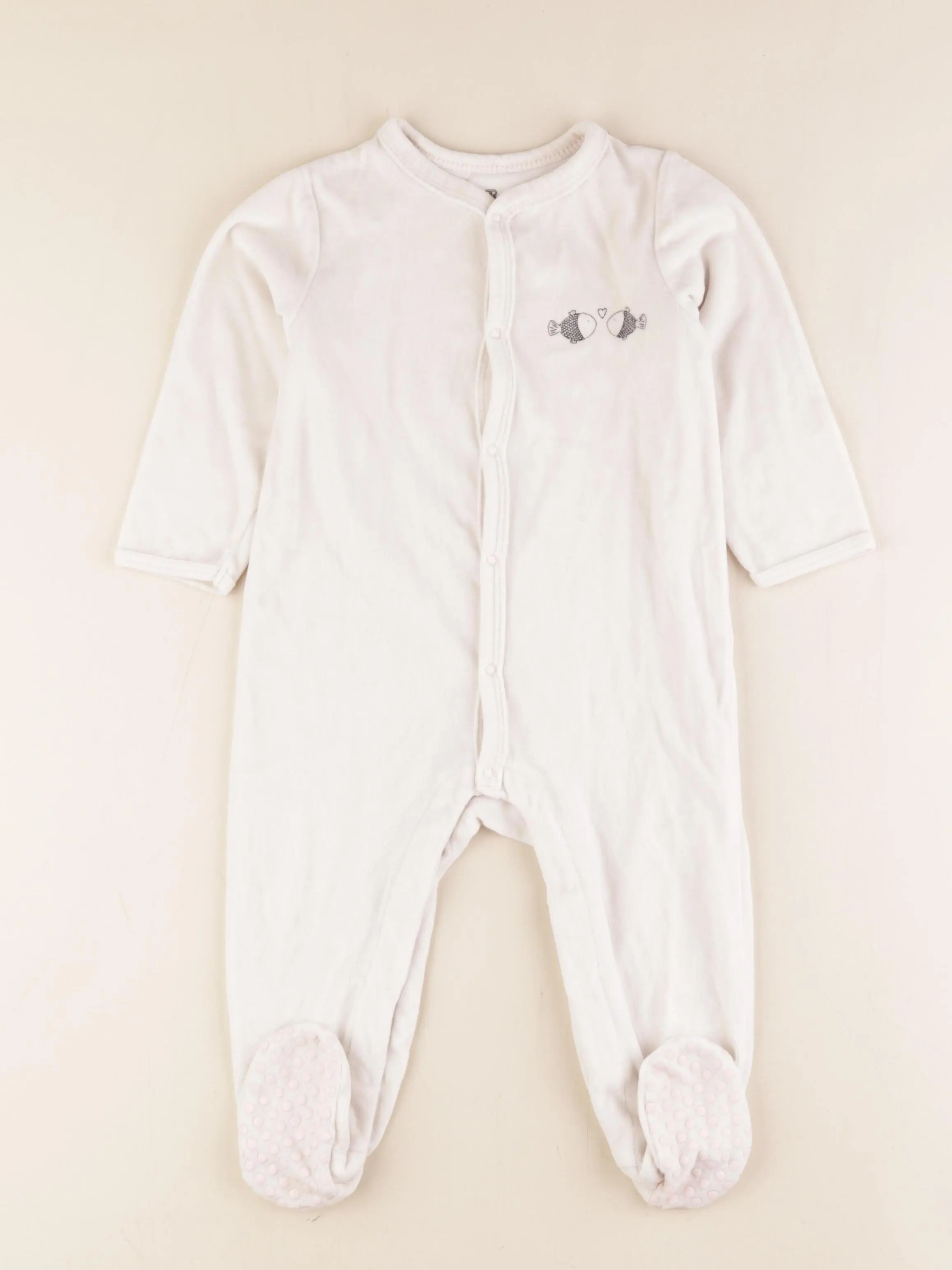 Pyjama velours blanc