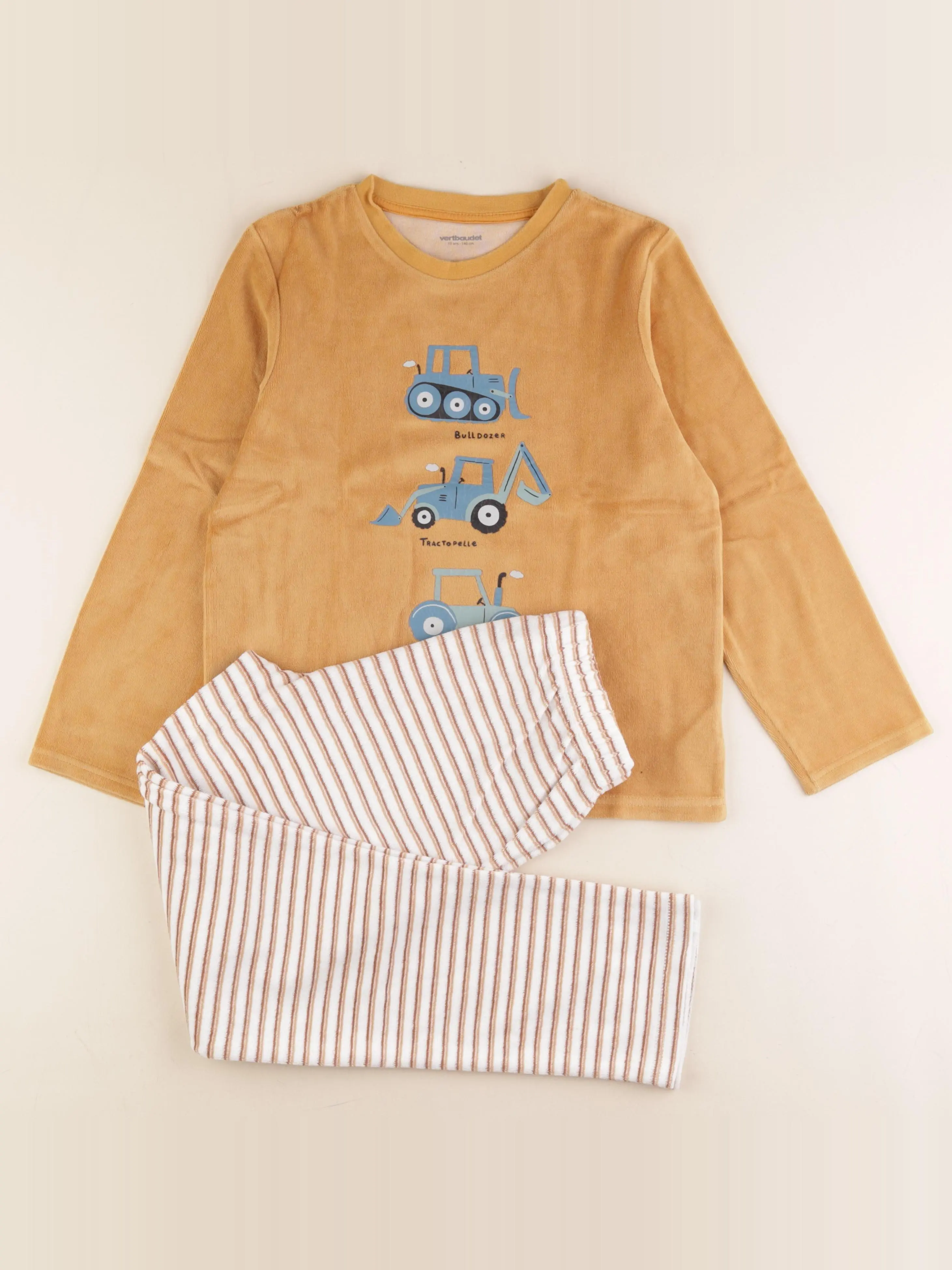Pyjama velours multicolore