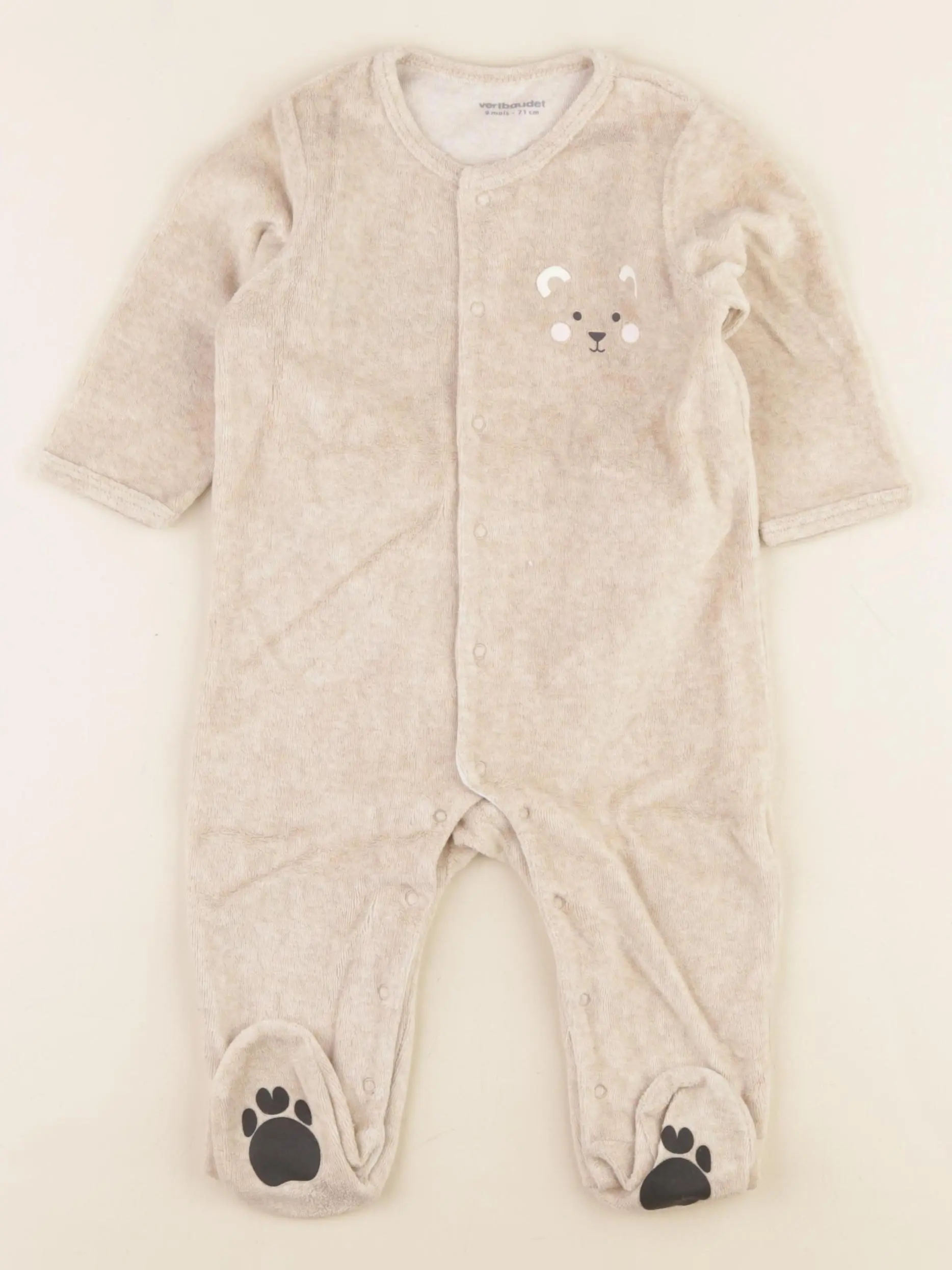 Pyjama velours marron