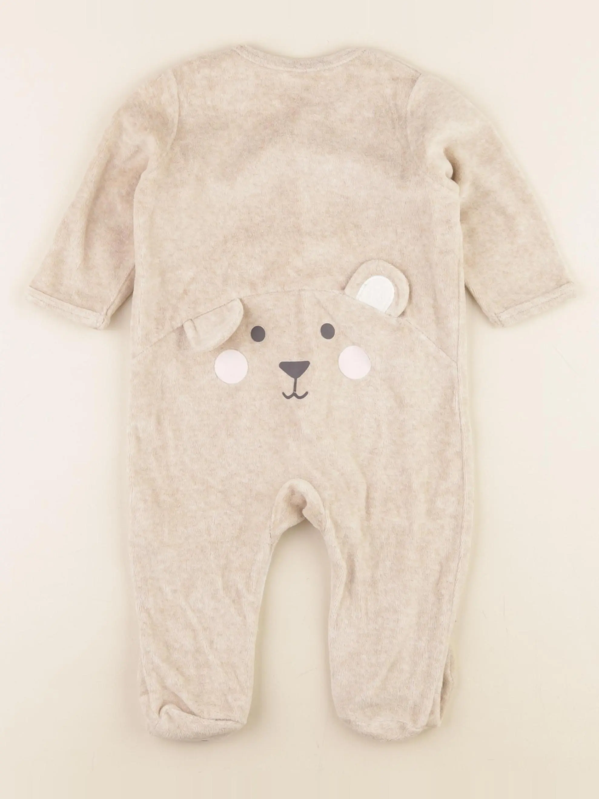 Pyjama velours marron - Image 2