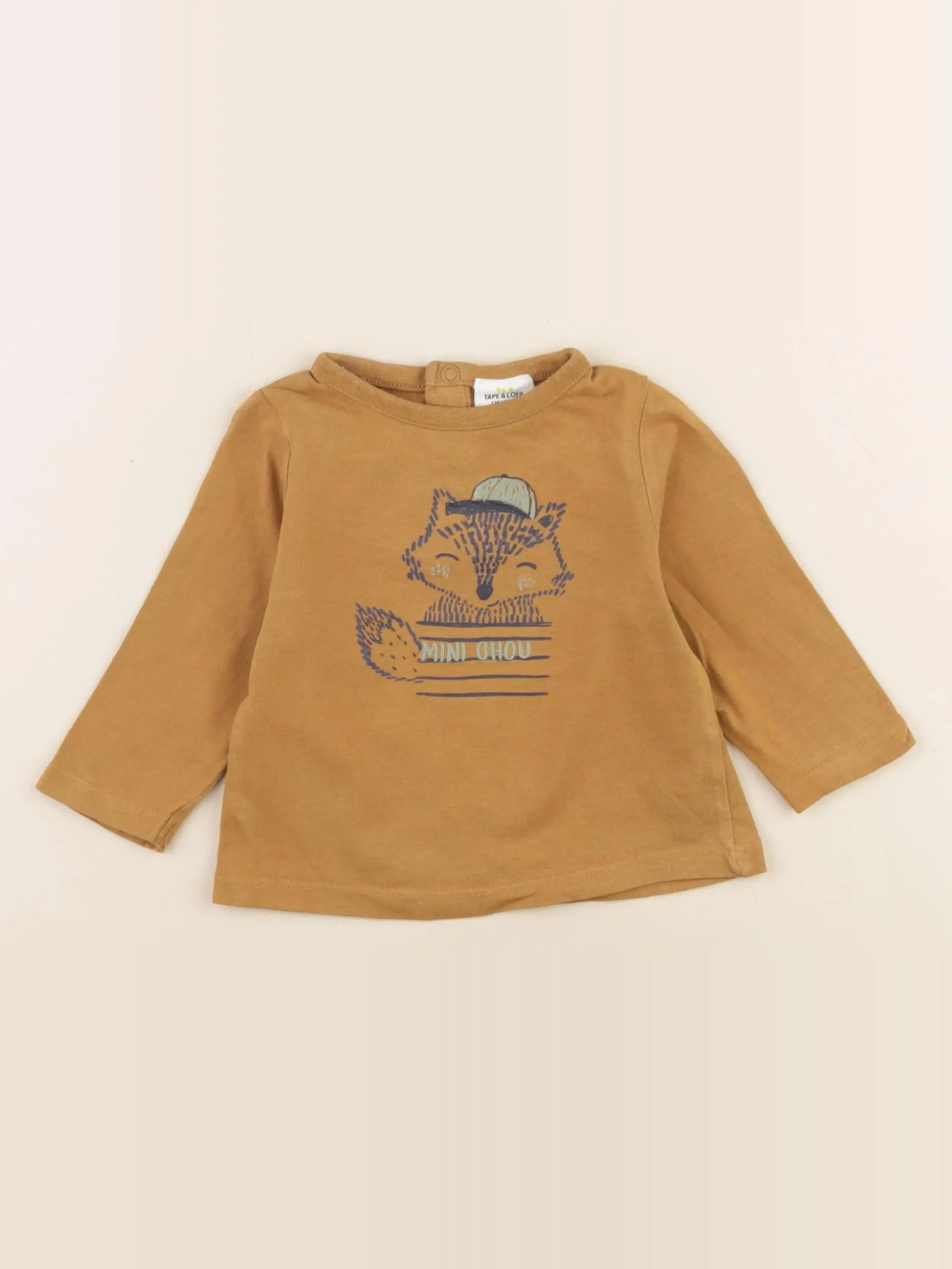 Tee-shirt marron