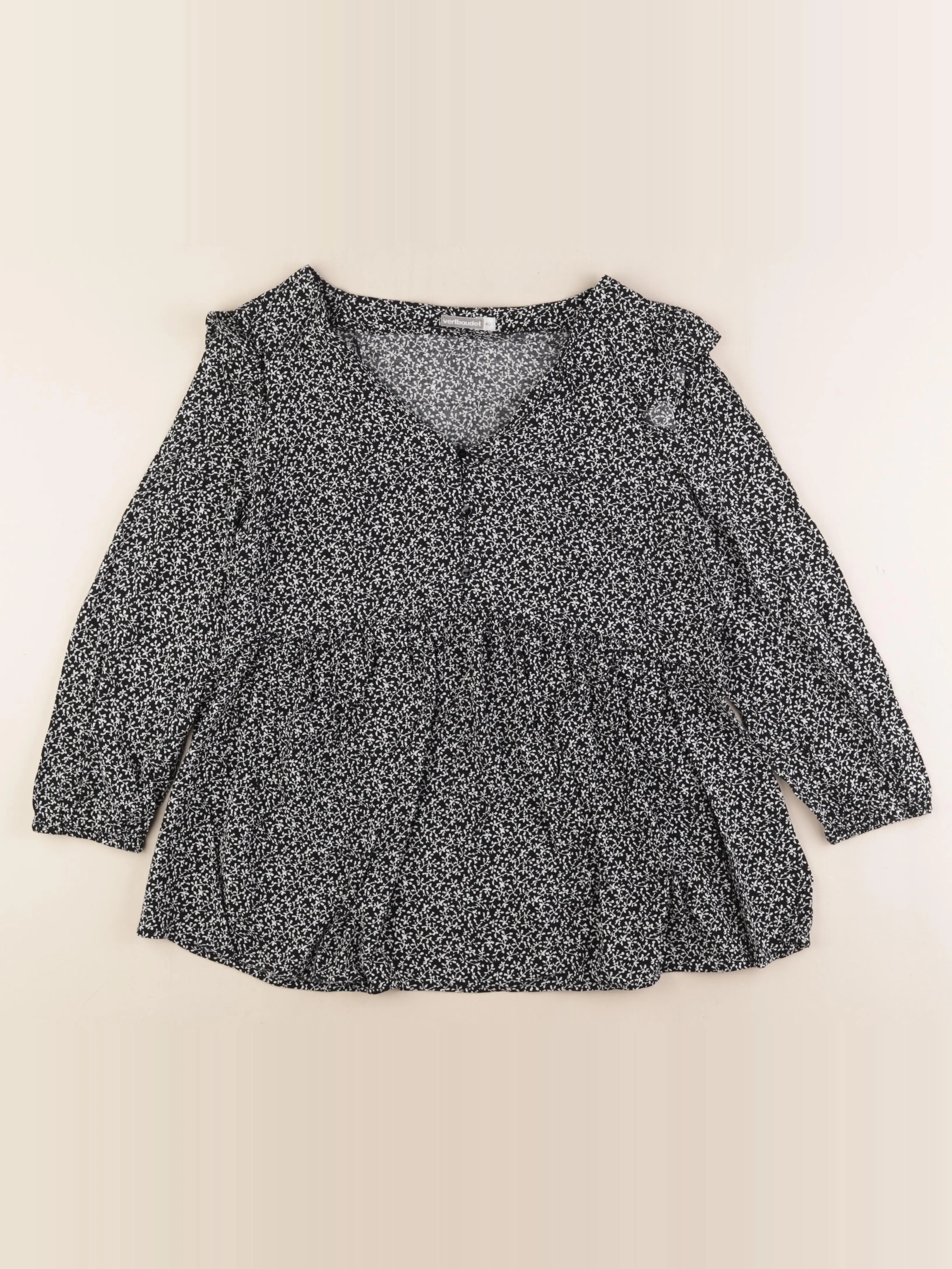 Blouse grossesse noir, blanc
