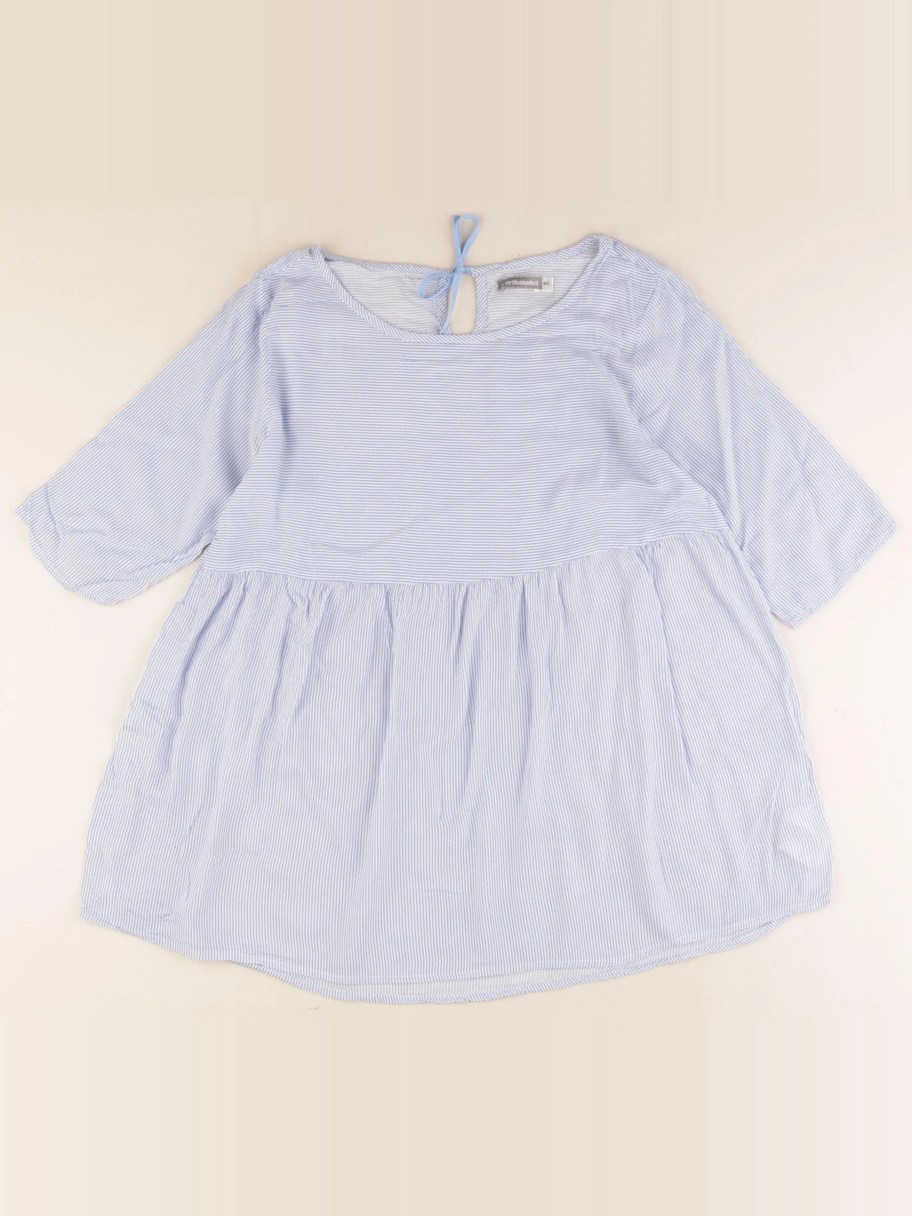 Blouse grossesse bleu