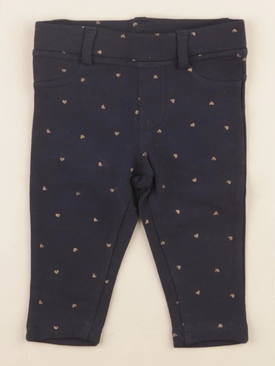 Jegging bleu, or