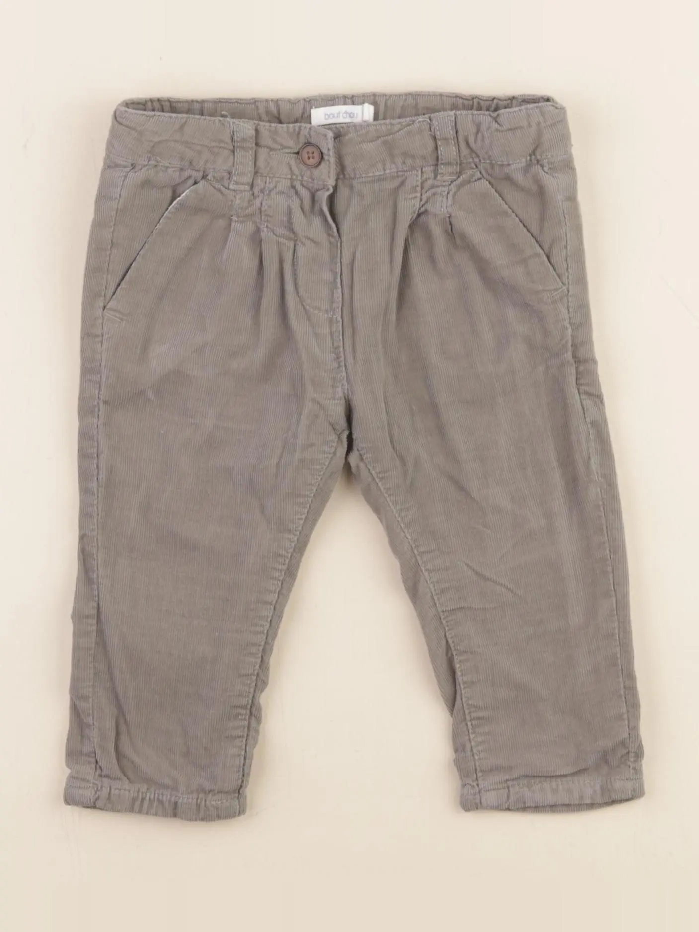 Pantalon doublé gris