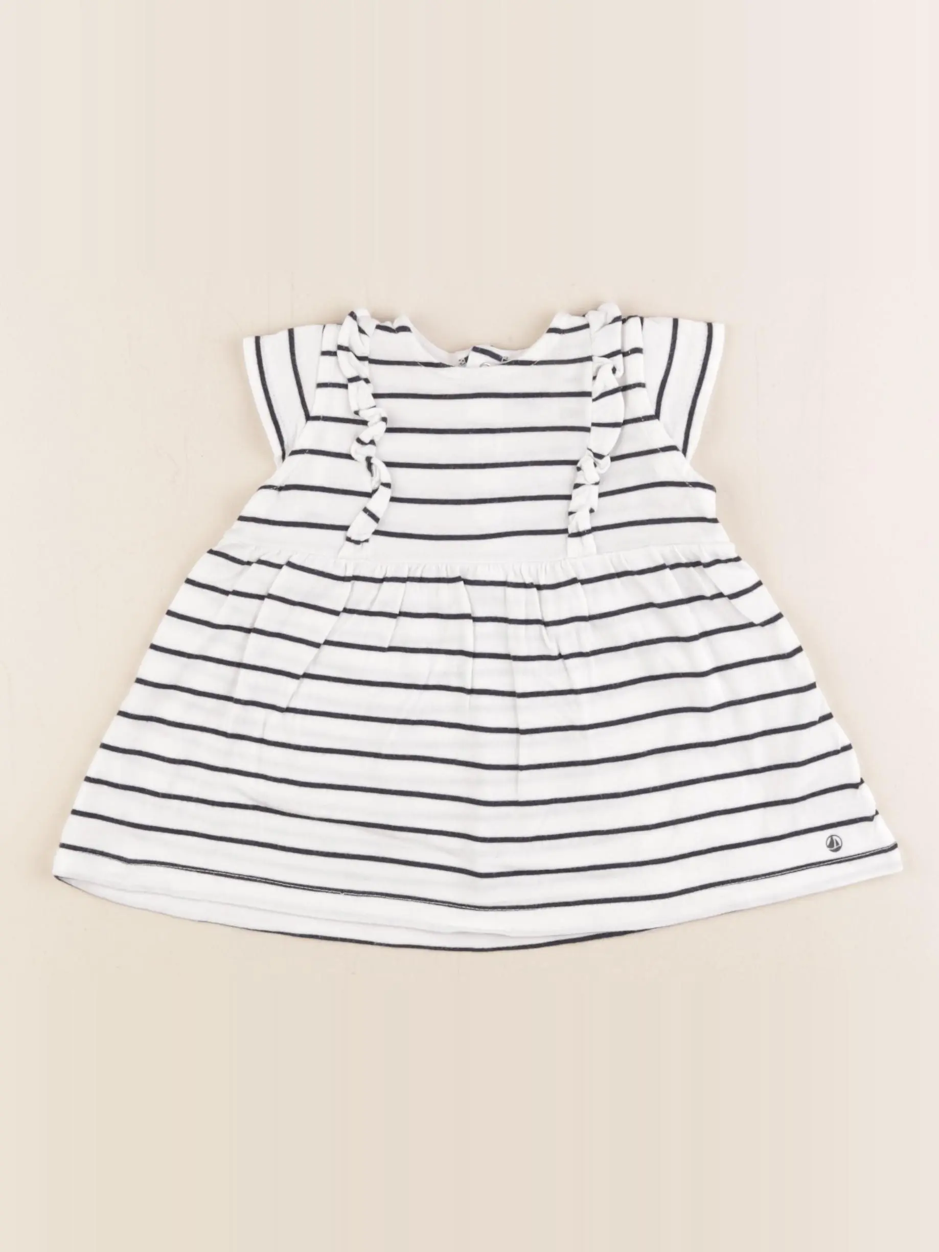 Robe blanc, bleu