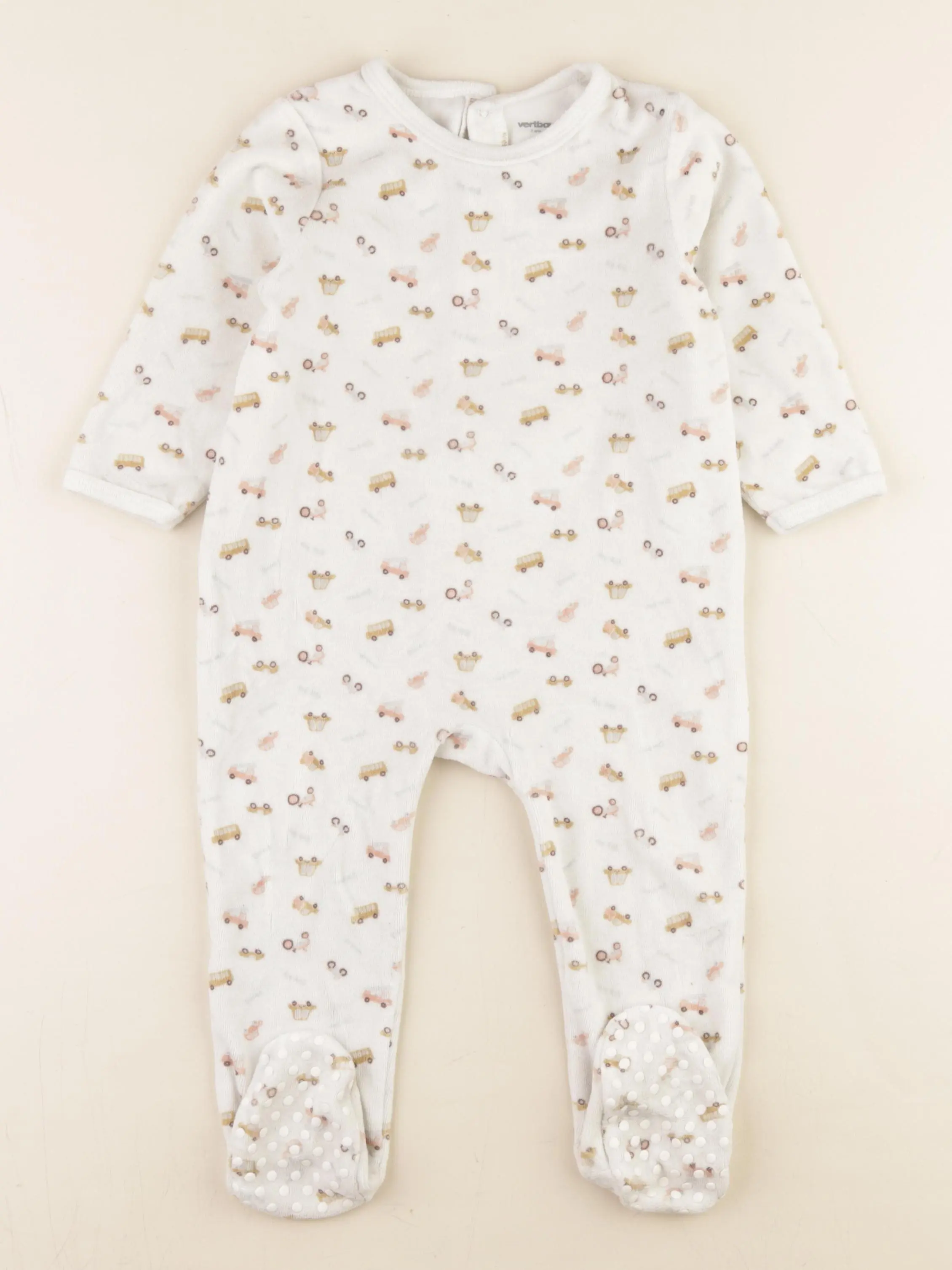 Pyjama velours multicolore
