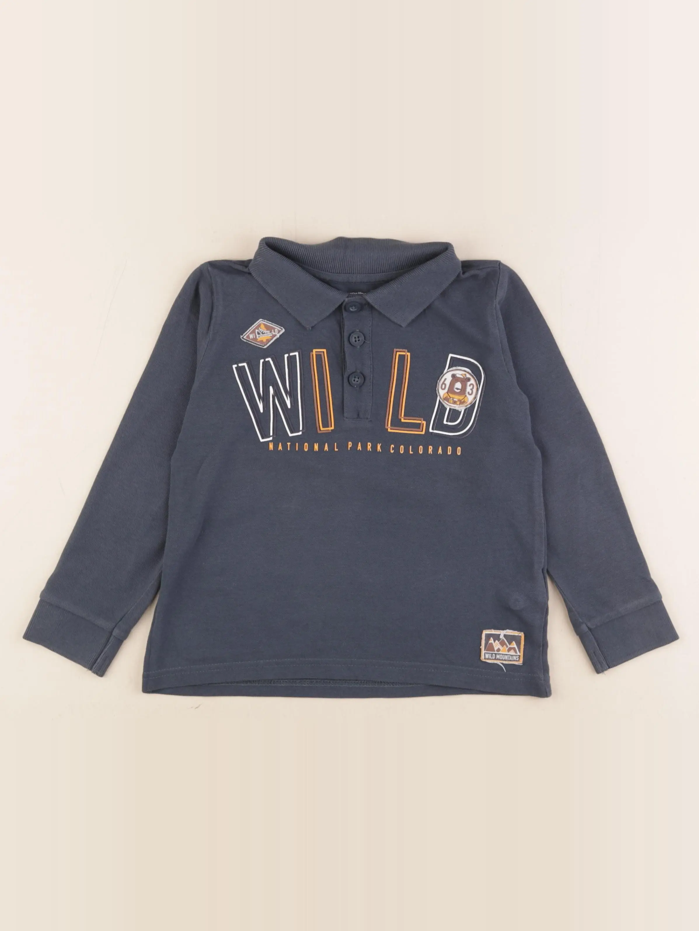 Polo bleu