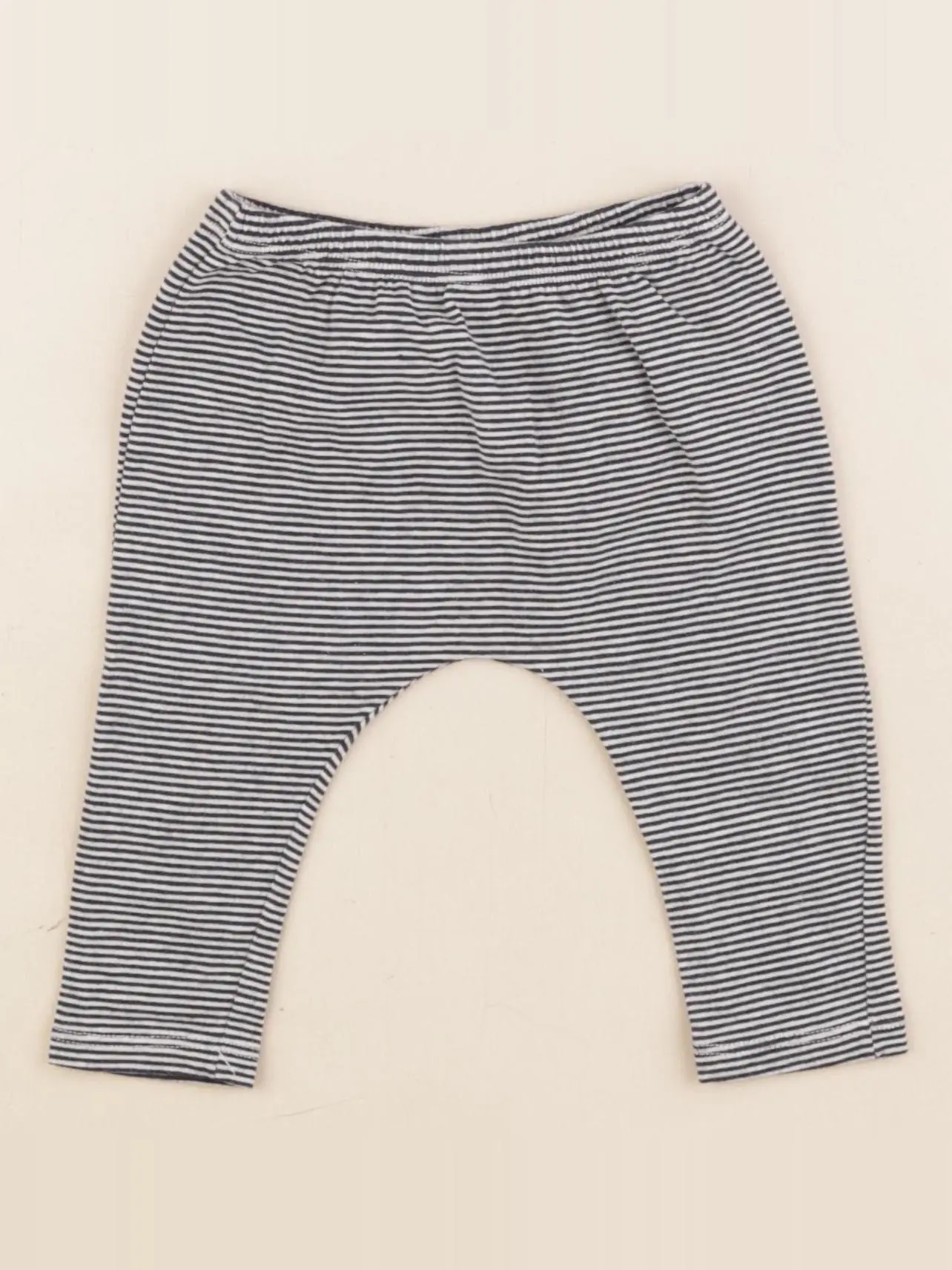 Legging blanc, bleu