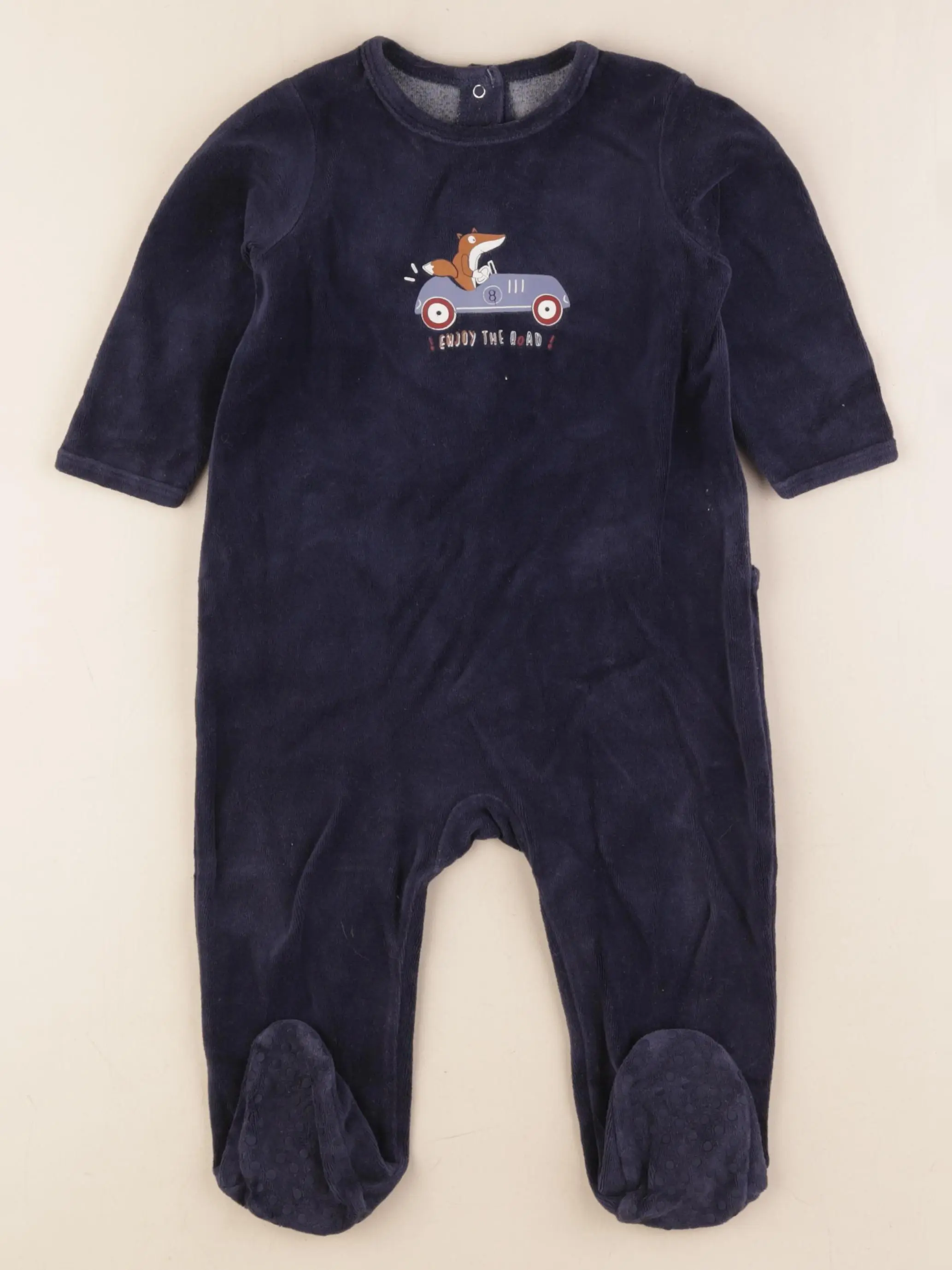 Pyjama velours bleu