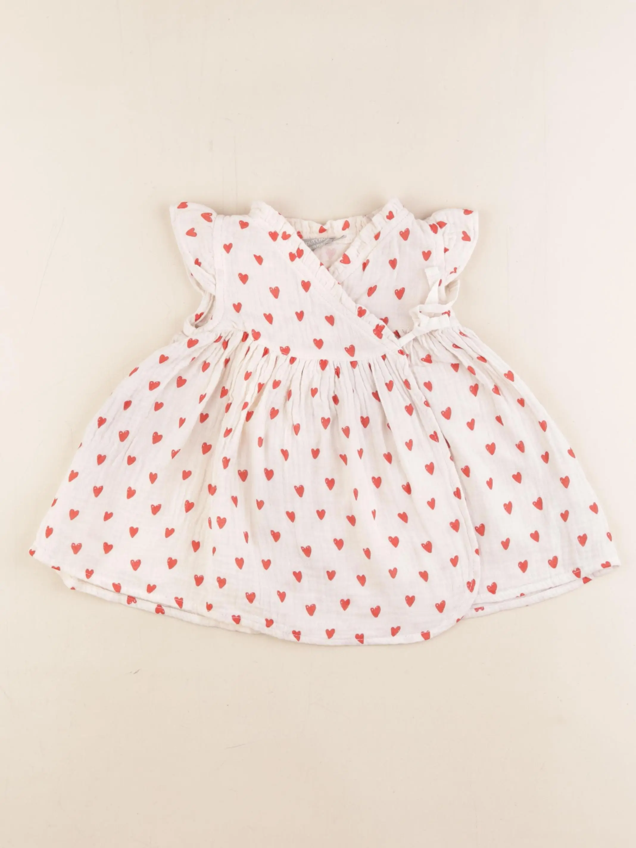 Robe blanc, rouge