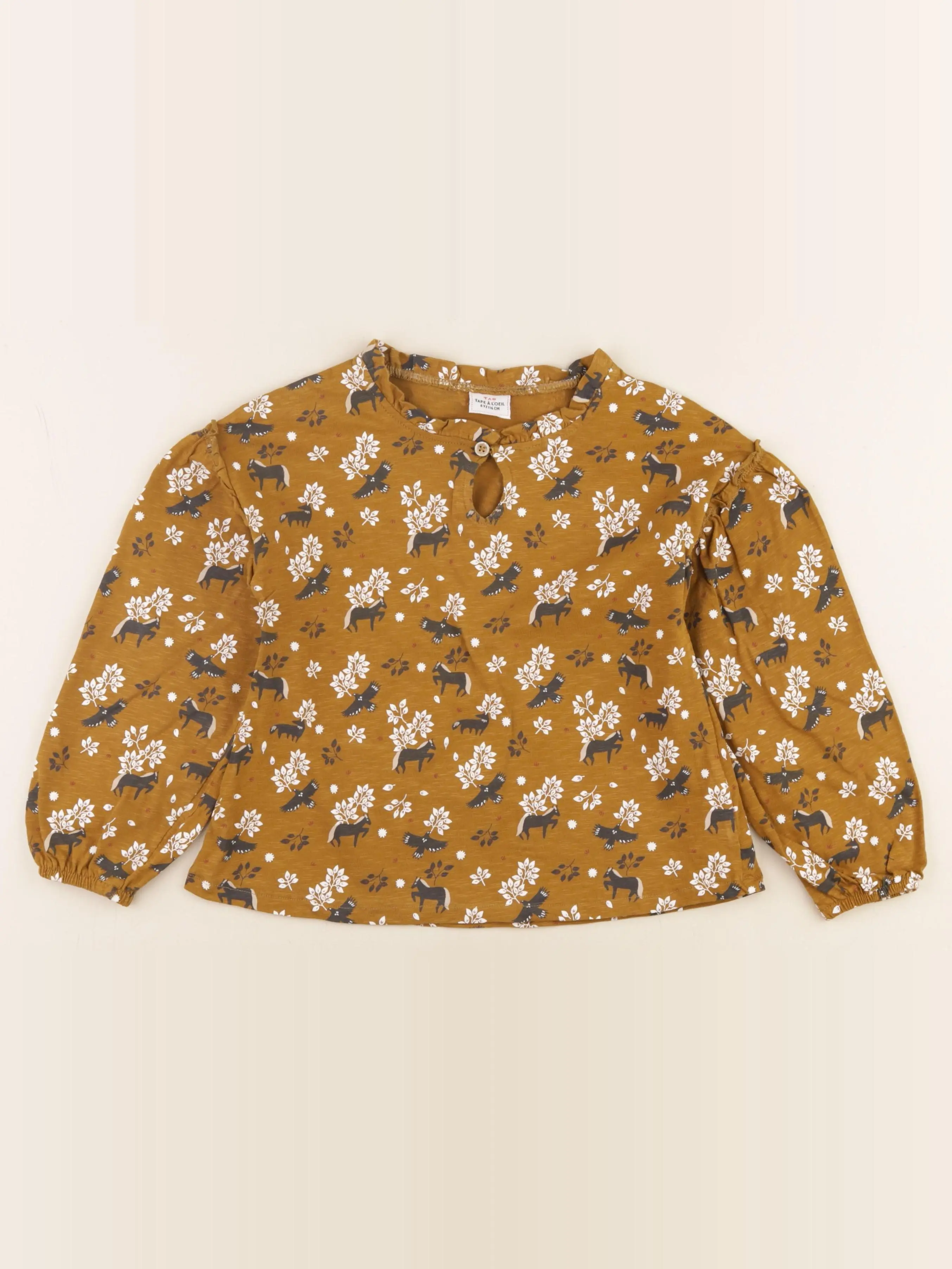 Tee-shirt marron