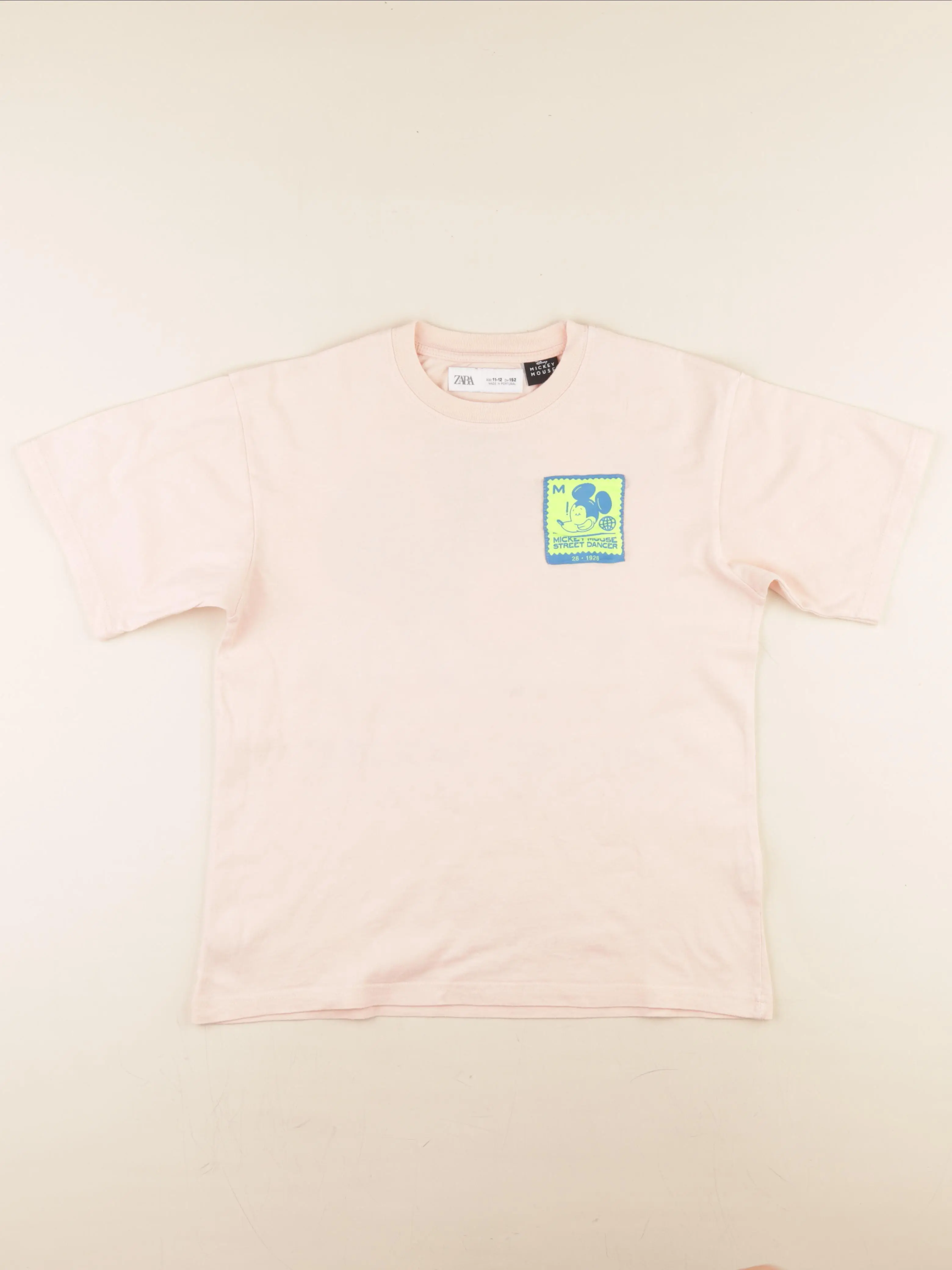 Tee-shirt imprimé au dos rose