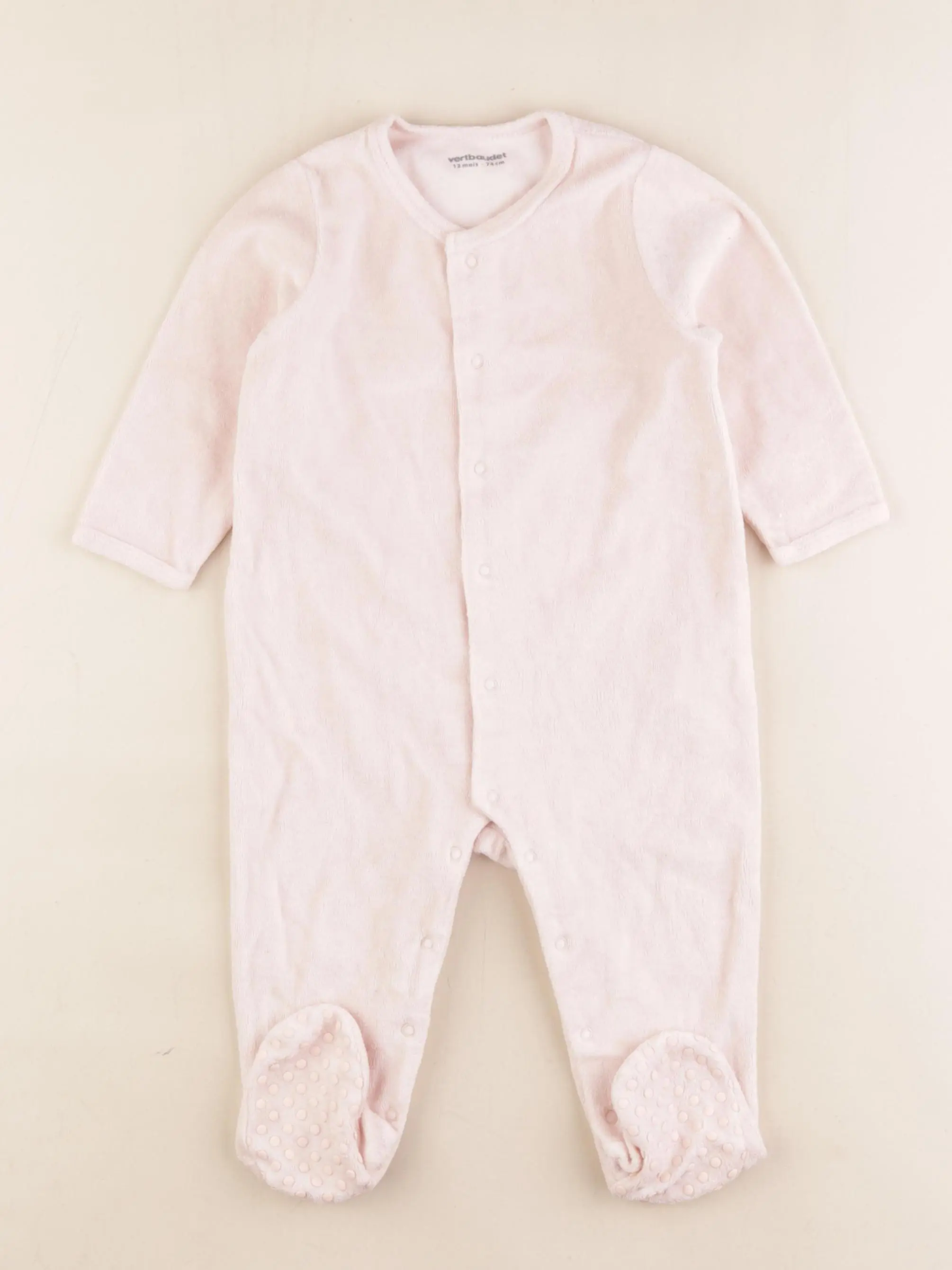 Pyjama velours rose