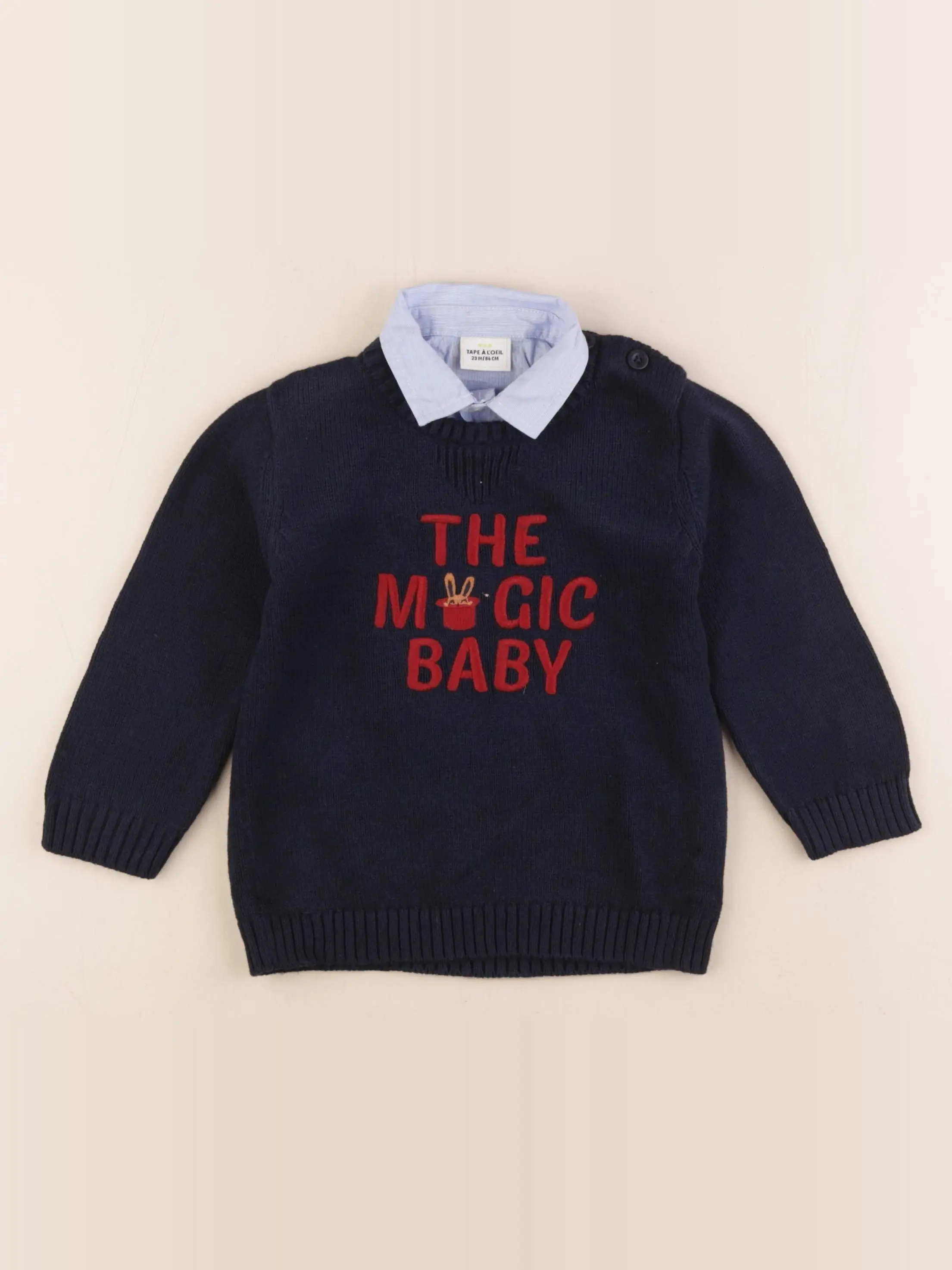 Pull bleu