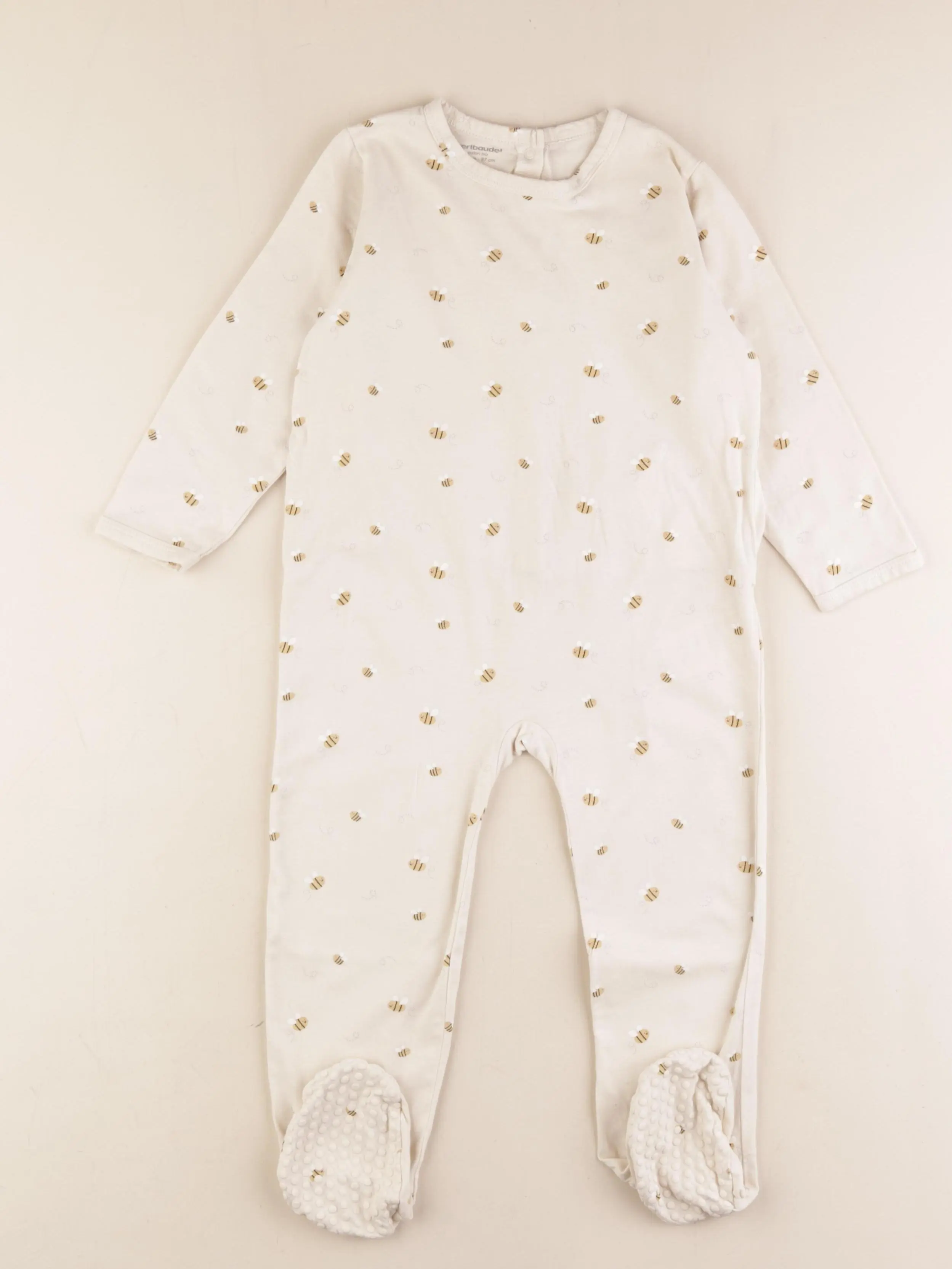 Pyjama coton beige