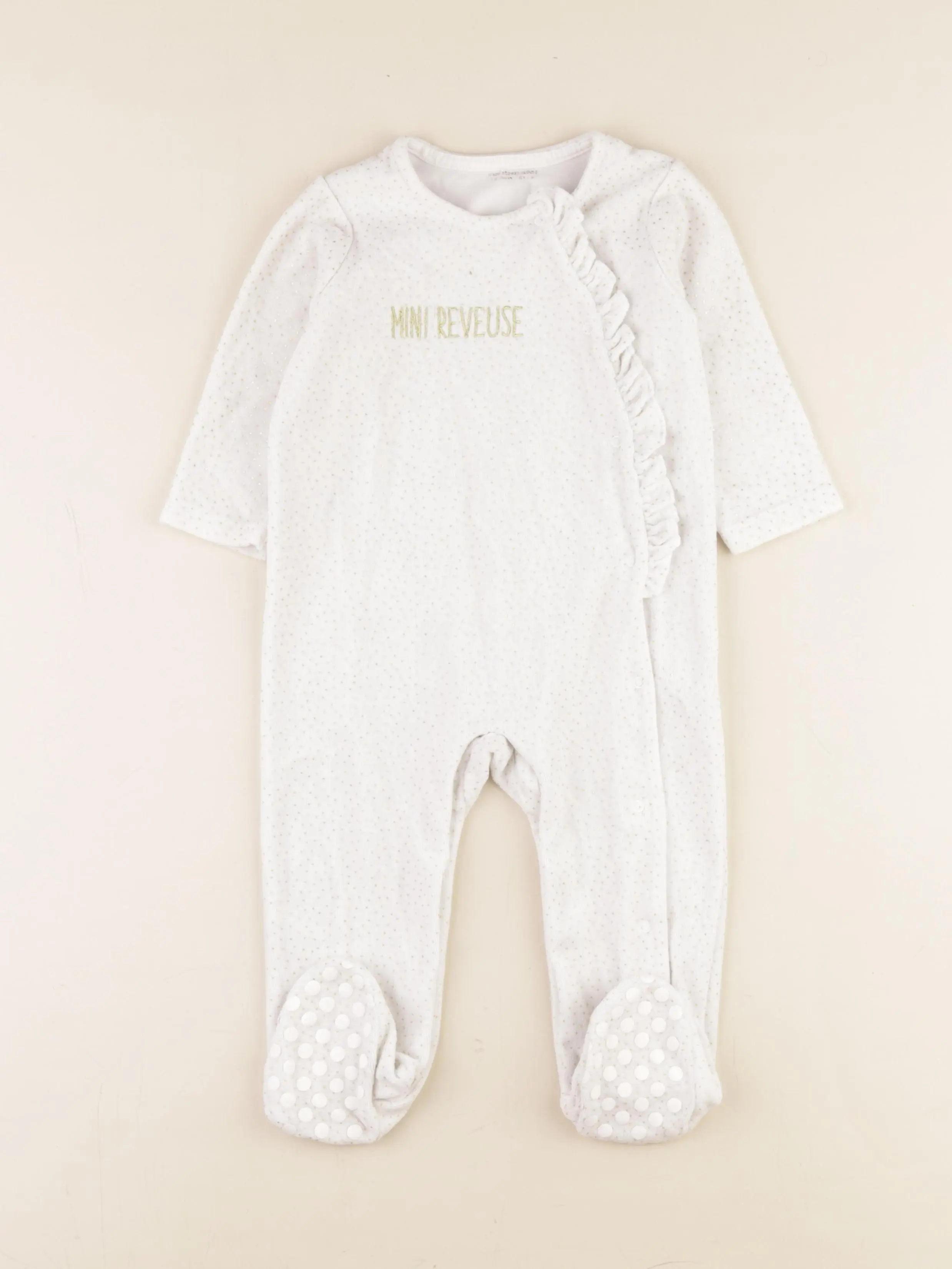 Pyjama velours blanc