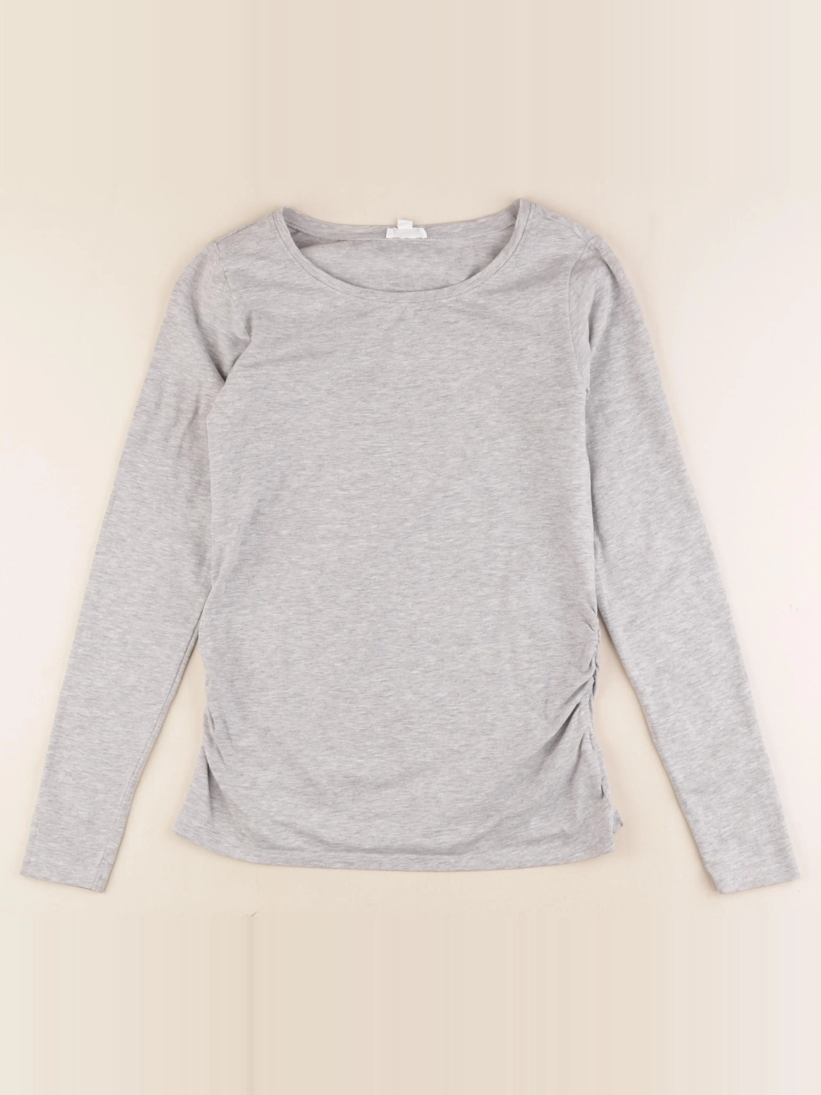 Tee-shirt grossesse gris