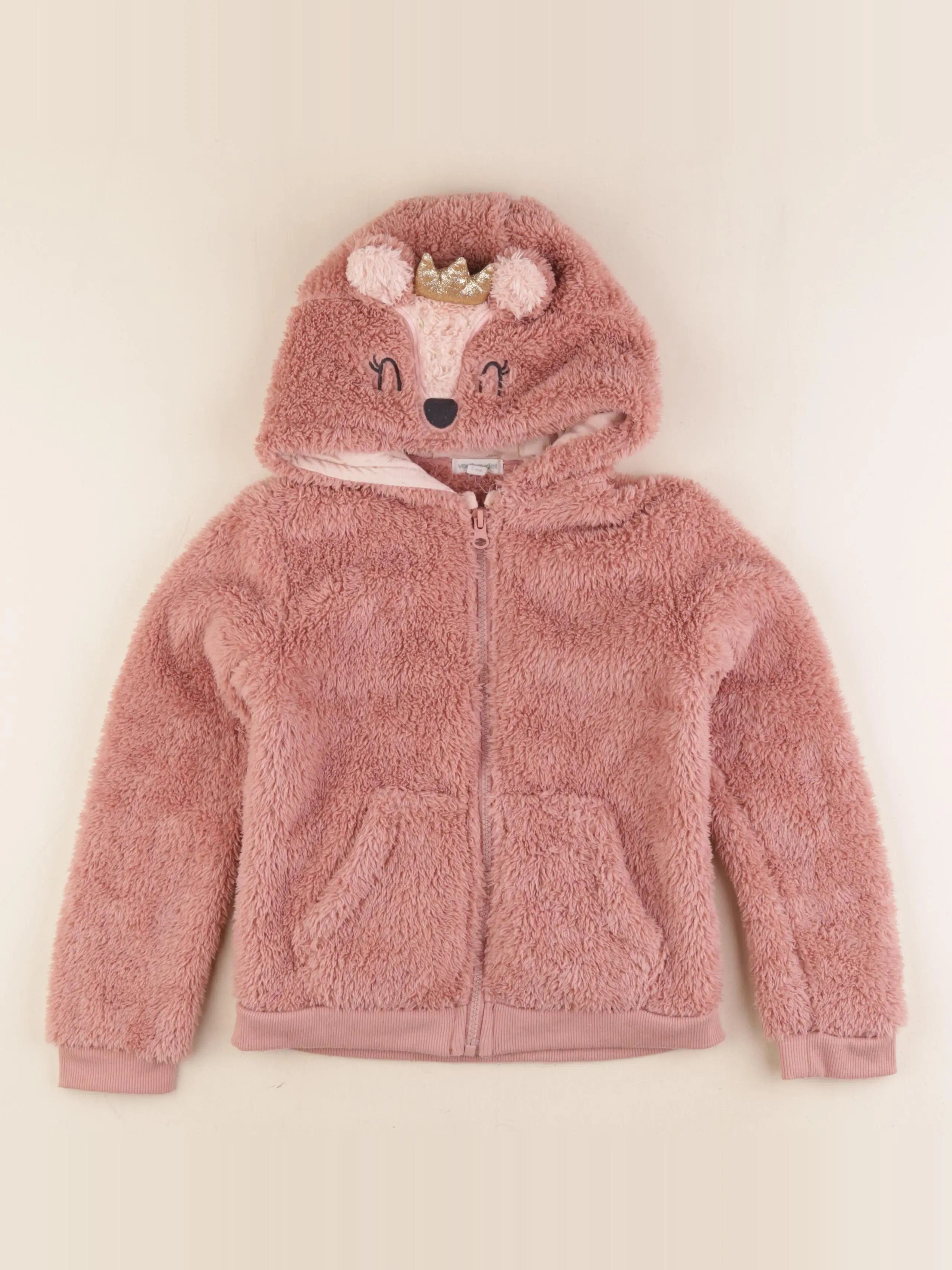 Veste rose, or