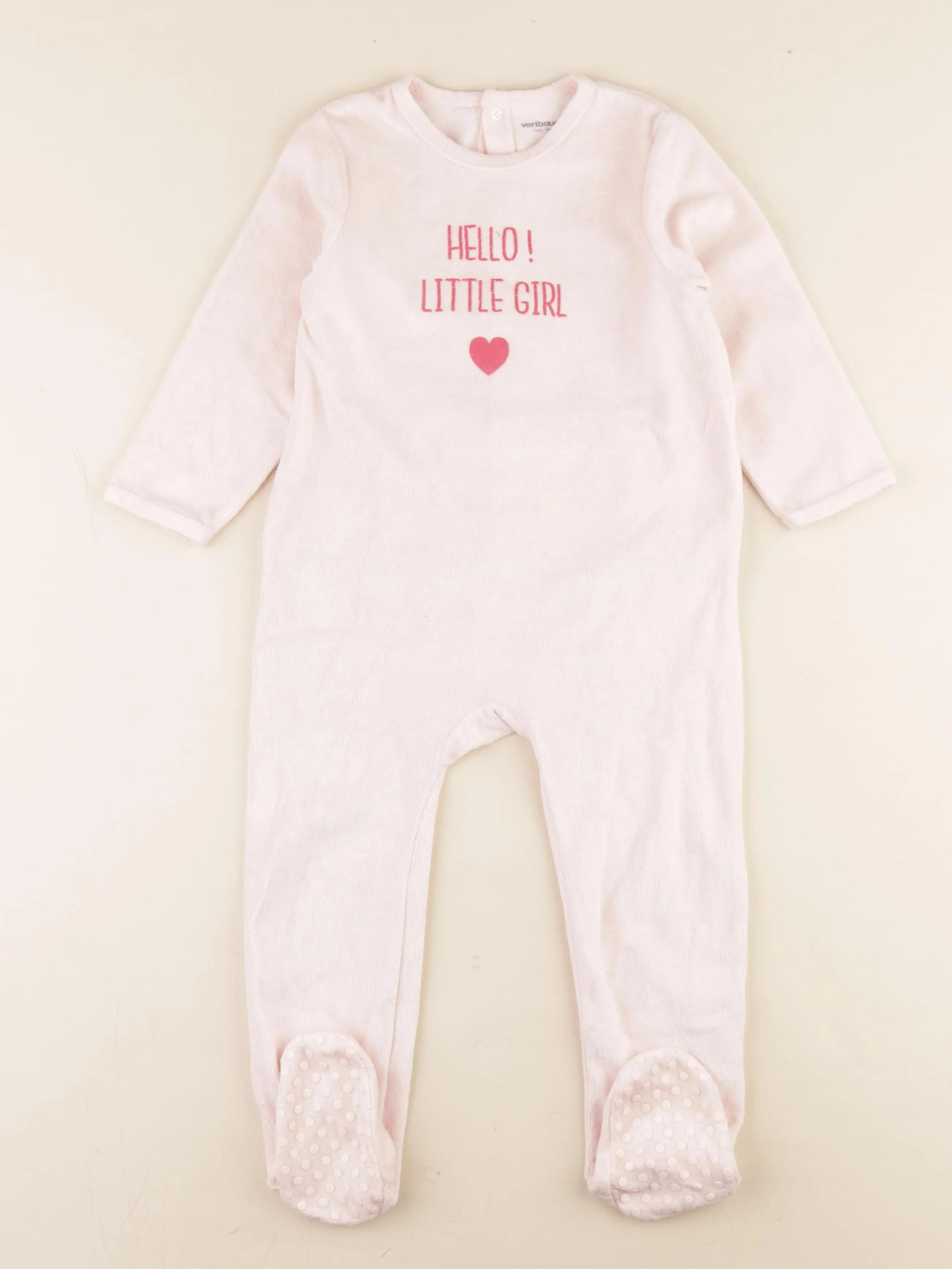 Pyjama velours rose