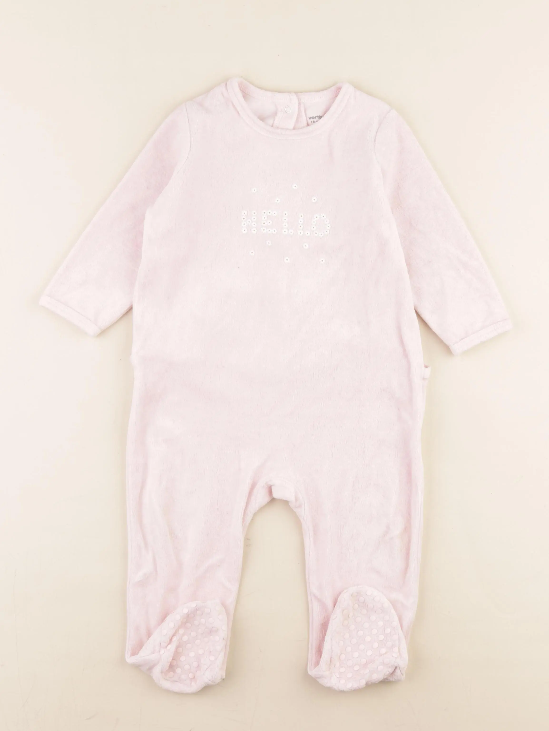 Pyjama velours rose