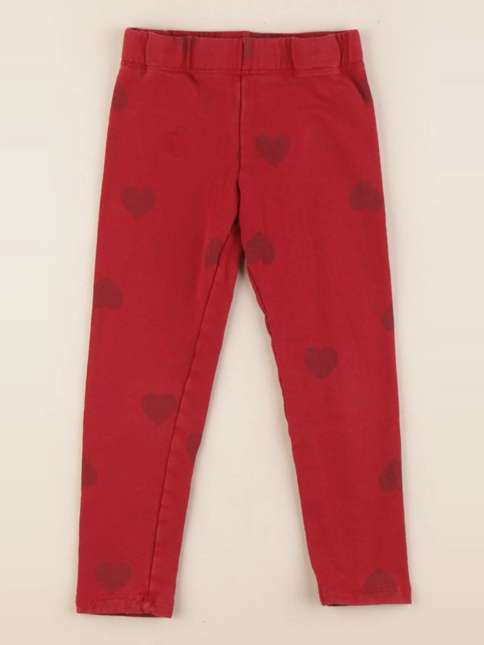 Legging doublé rouge