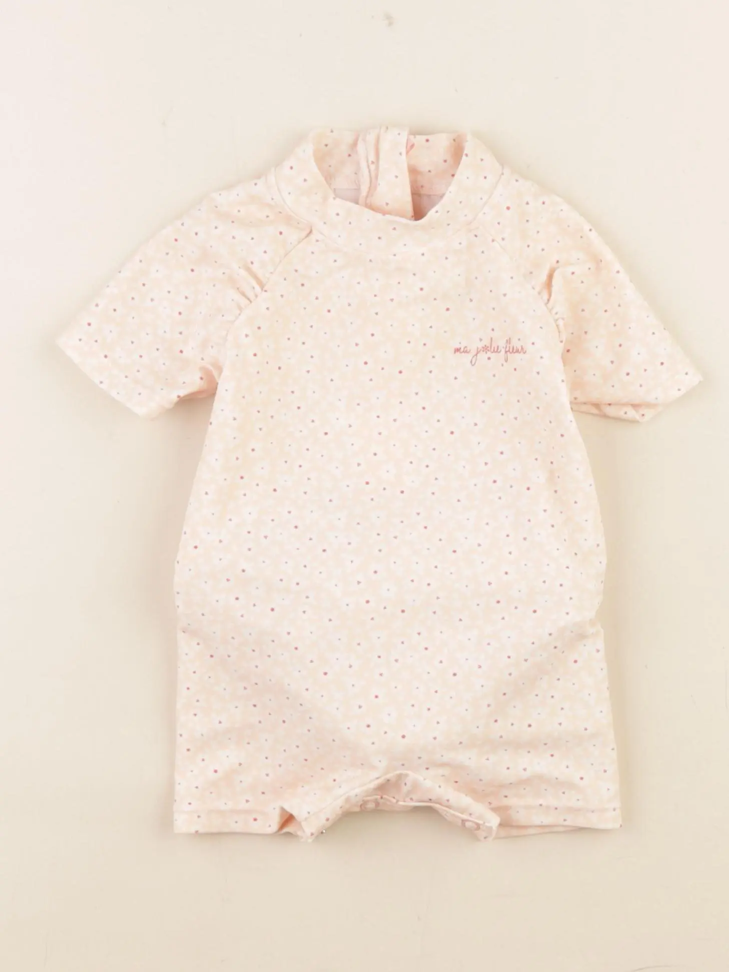 Combi de bain rose