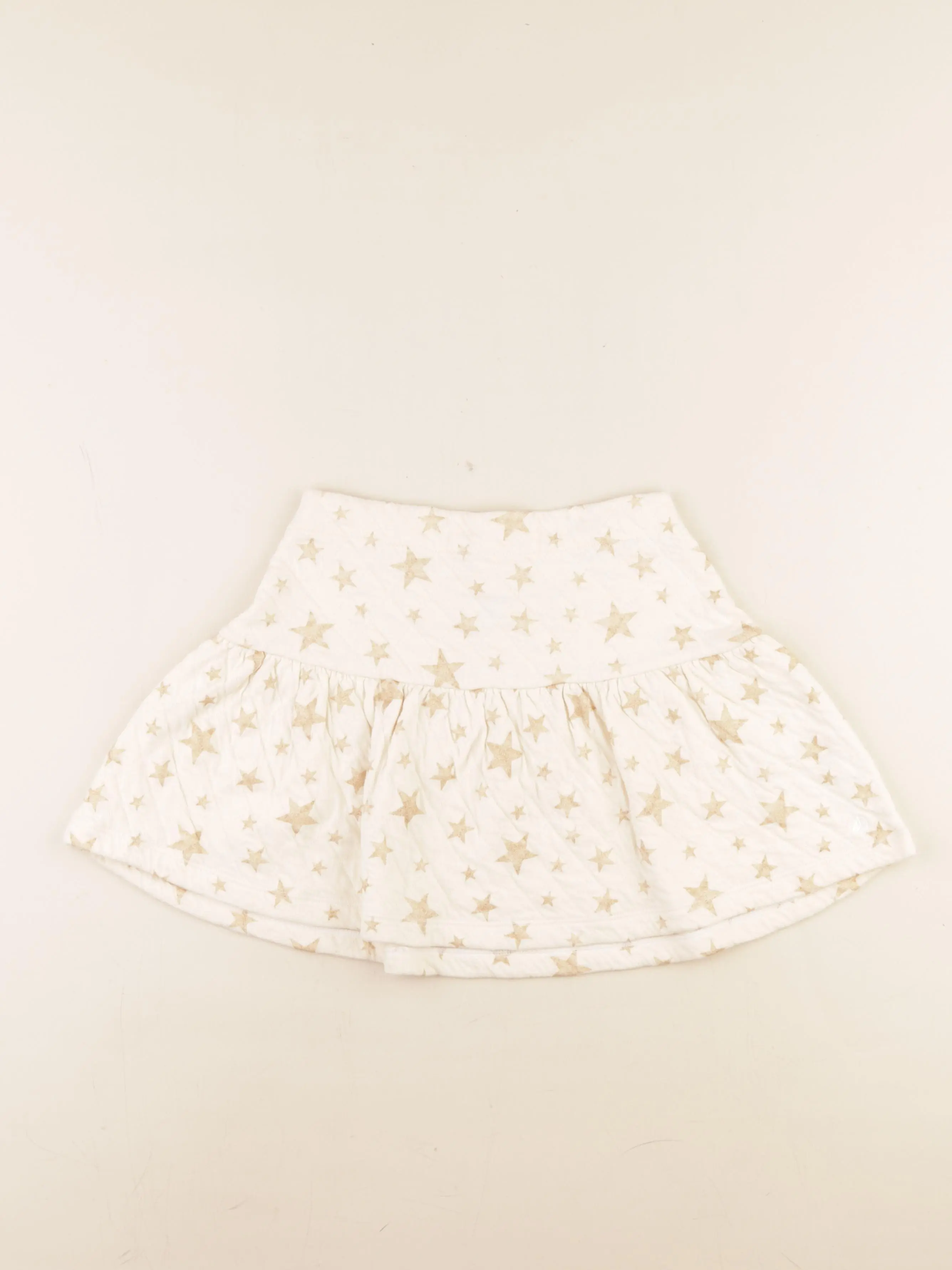 Jupe beige, or