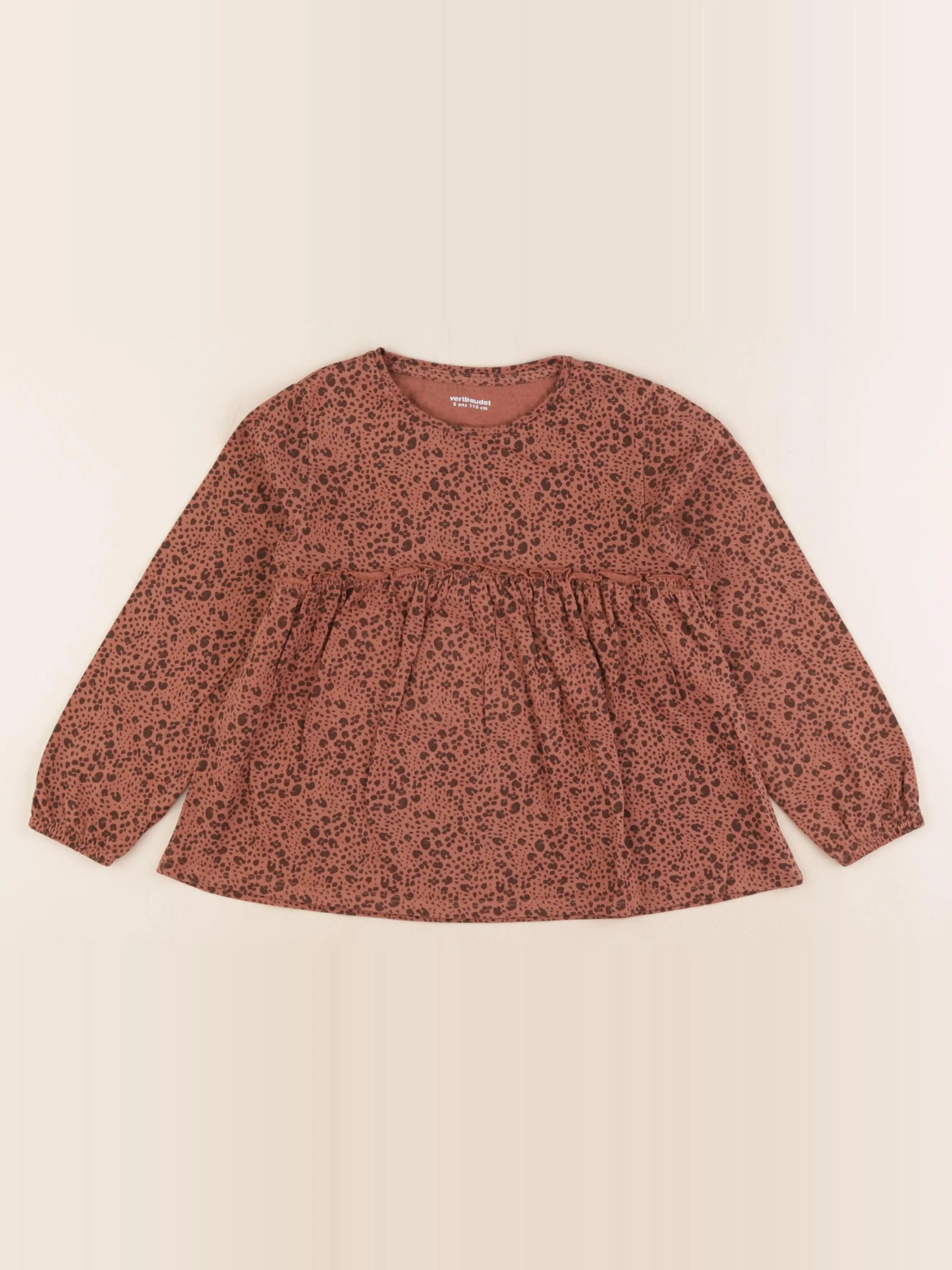 Tee-shirt marron