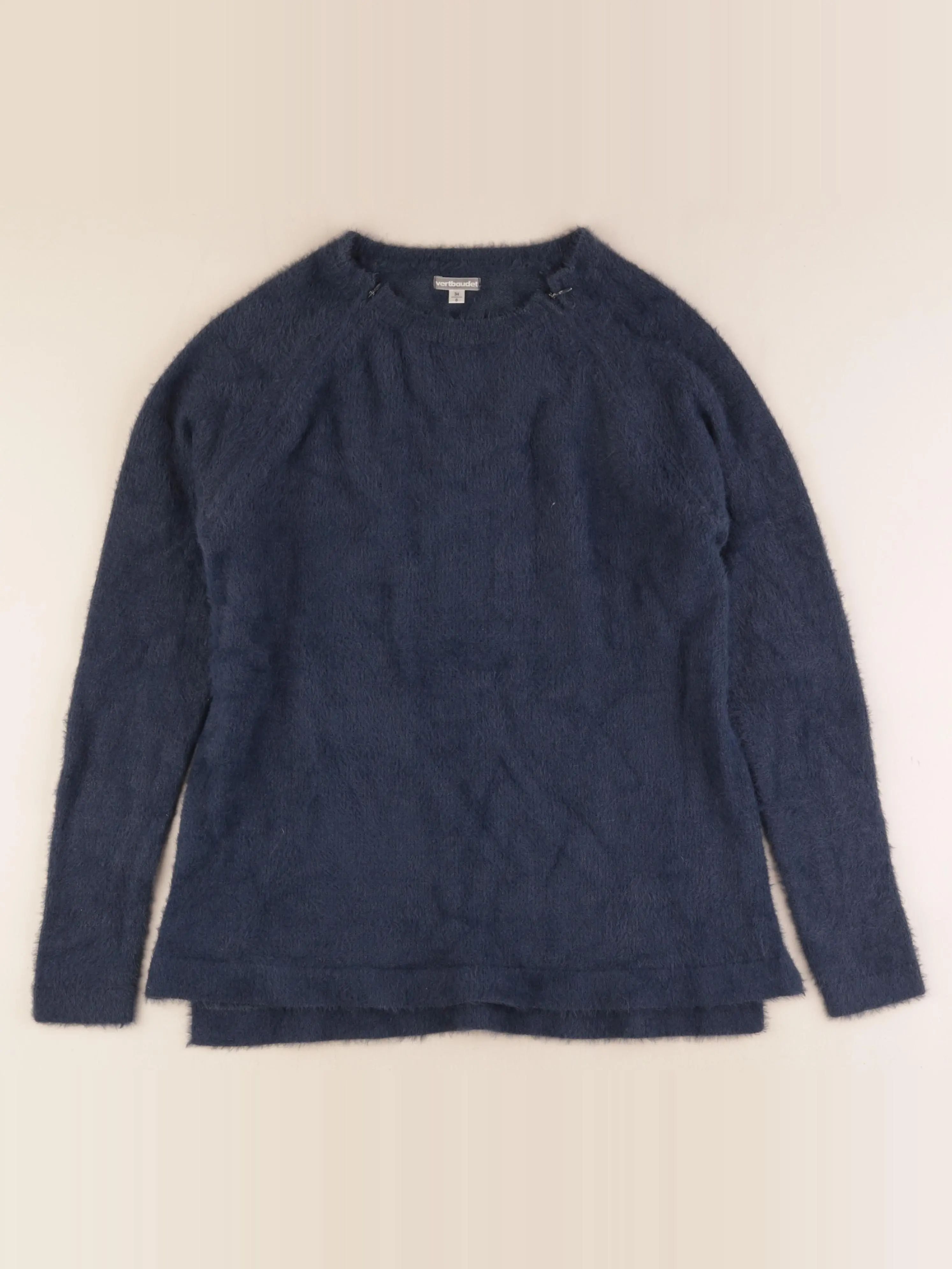 Pull allaitement bleu
