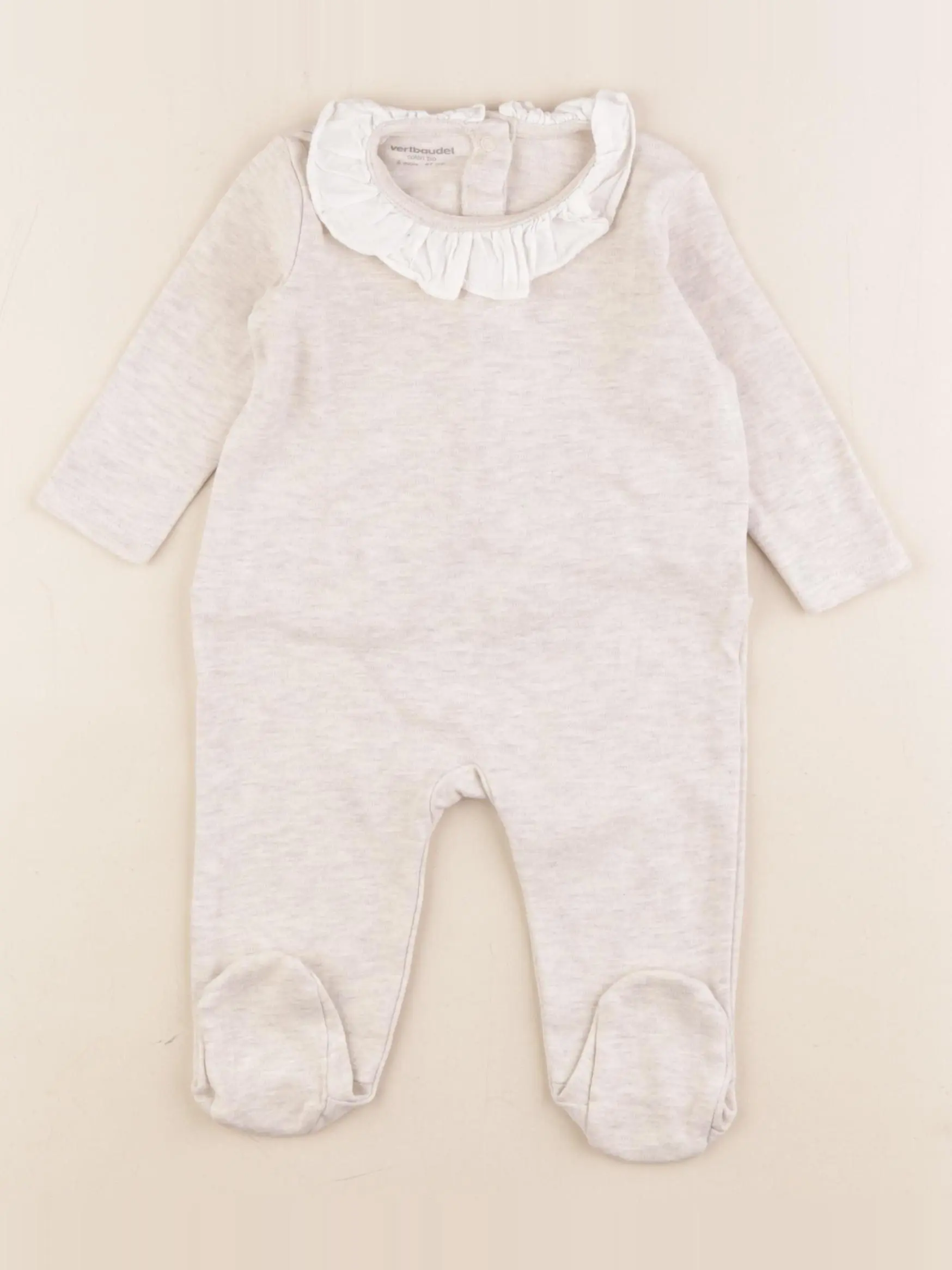 Pyjama coton beige