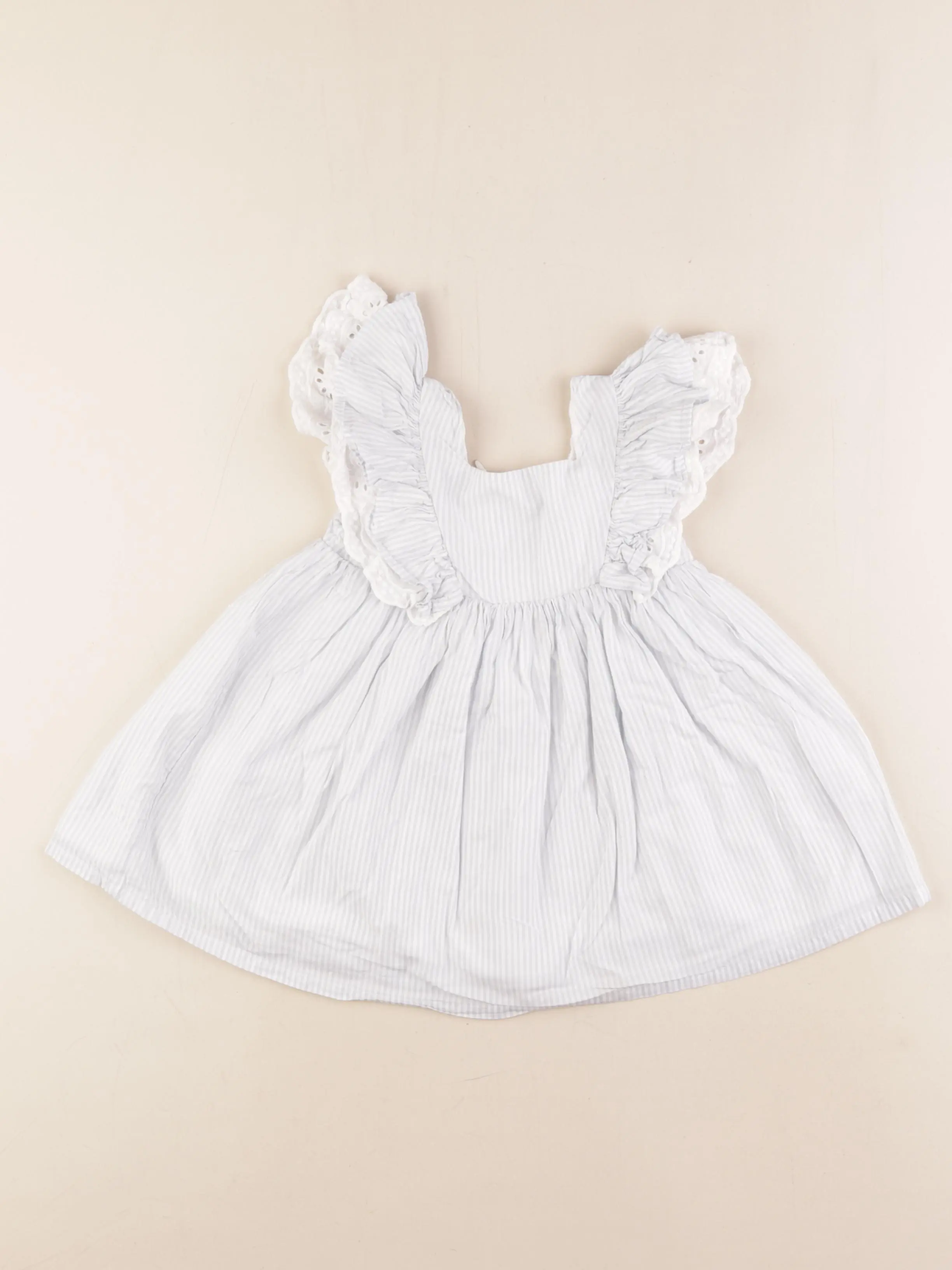 Robe blanc, bleu