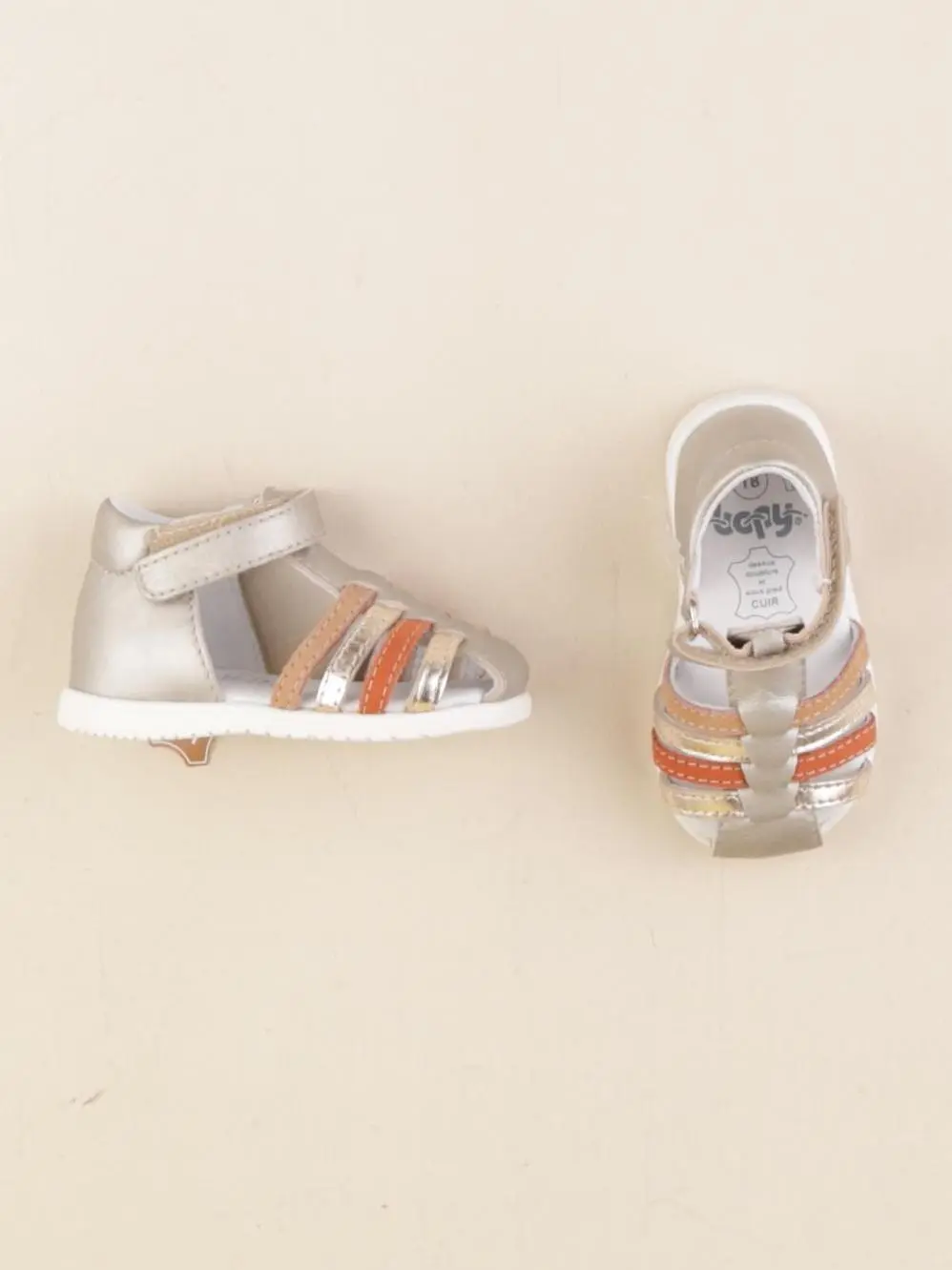 Sandales multicolore