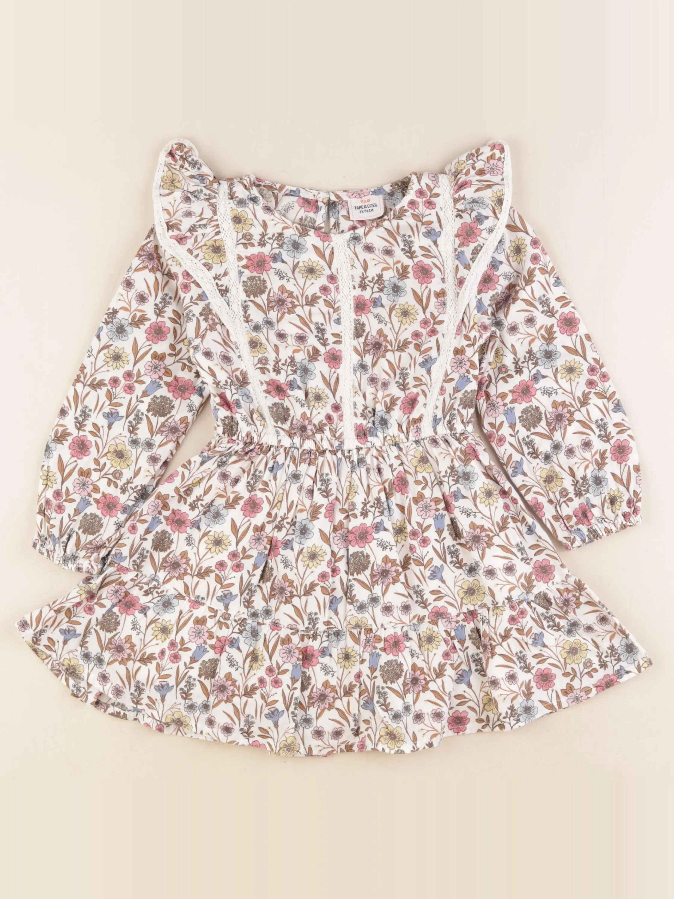 Robe multicolore