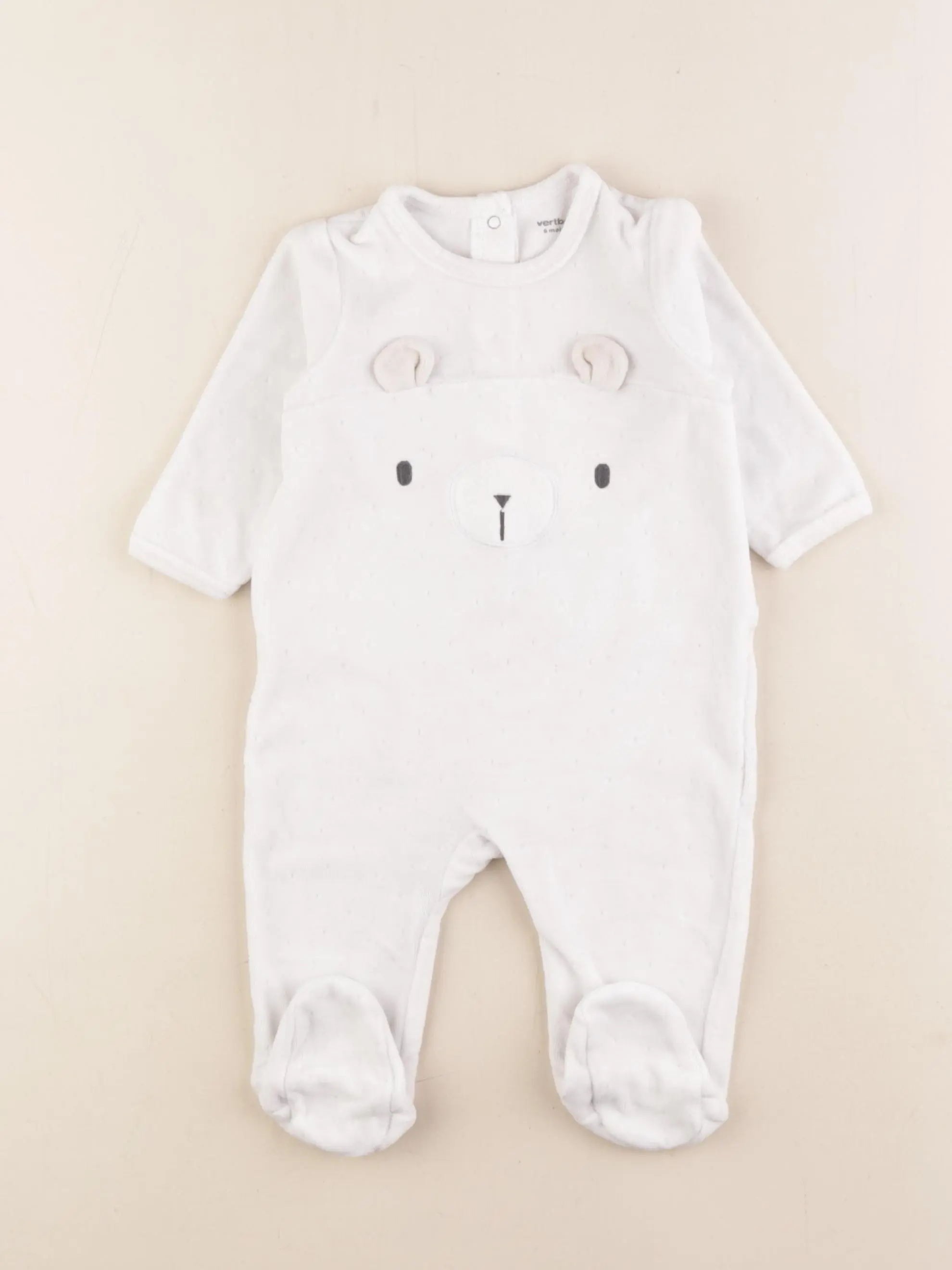 Pyjama velours blanc