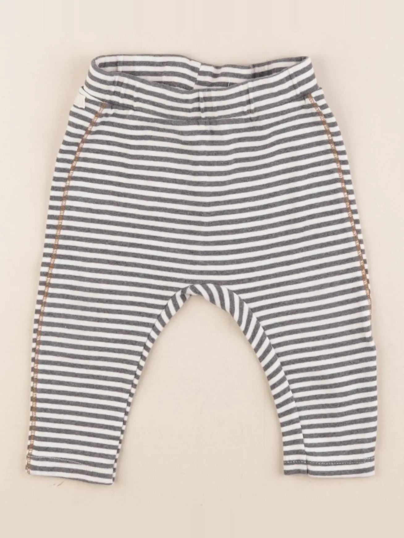 Legging blanc, gris