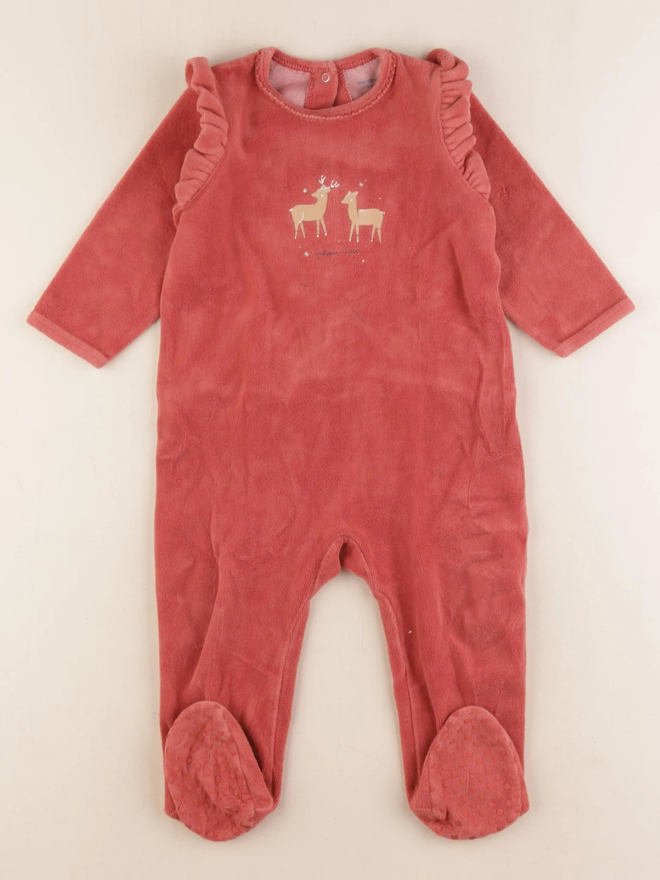 Pyjama velours rose