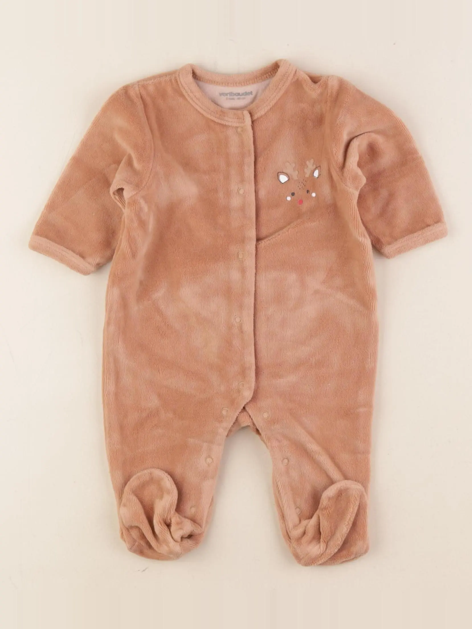 Pyjama velours marron